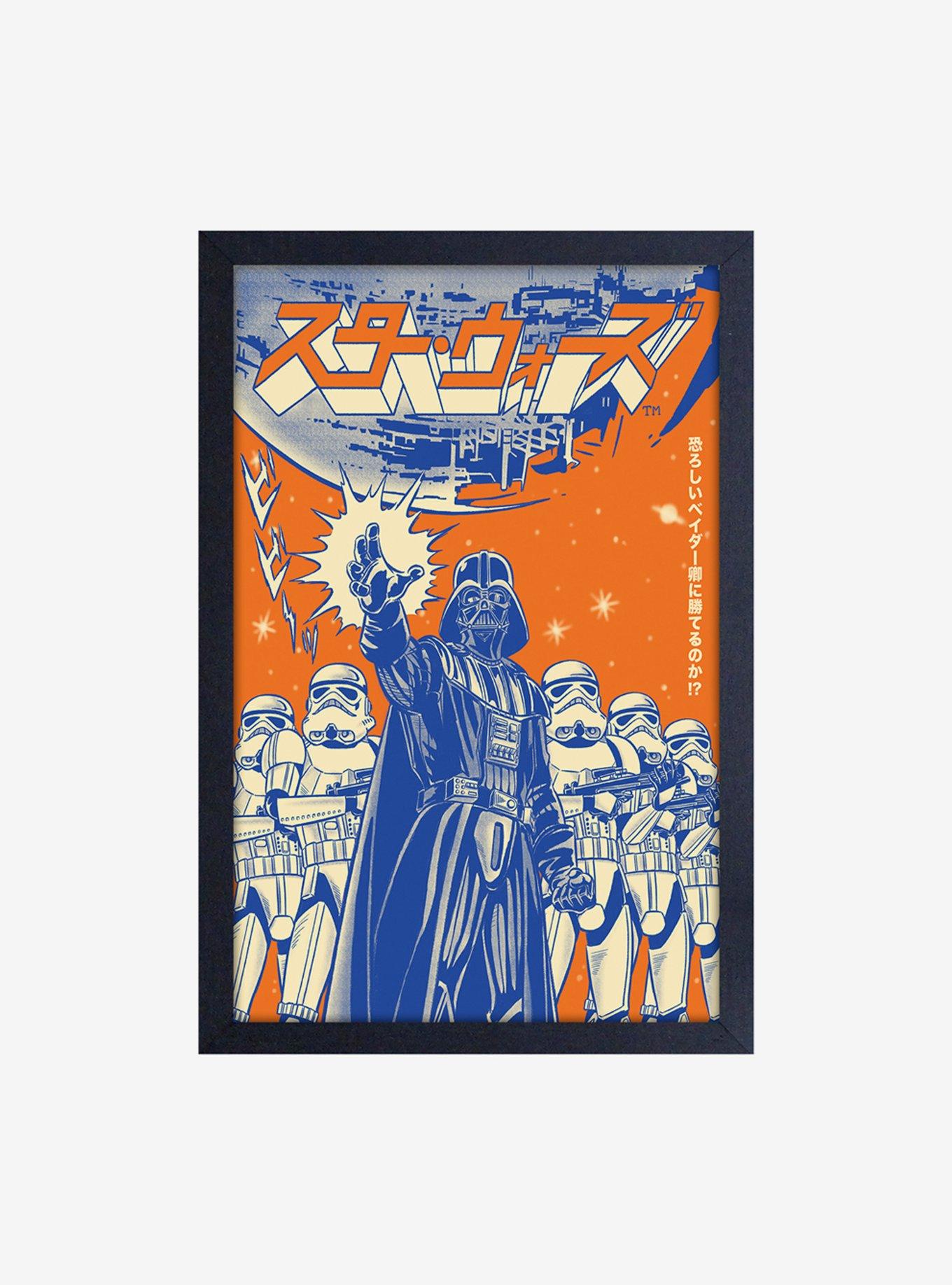 Star Wars Vader Force Choke Japanese Framed Wood Wall Art, , hi-res