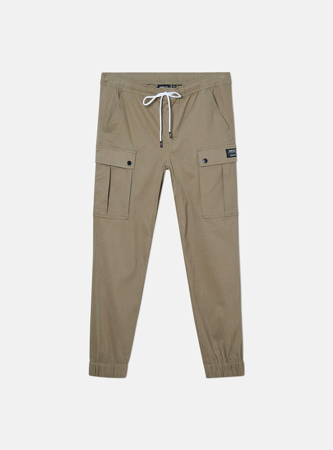 WeSC Slim Utility Jogger Olive, GREEN, hi-res