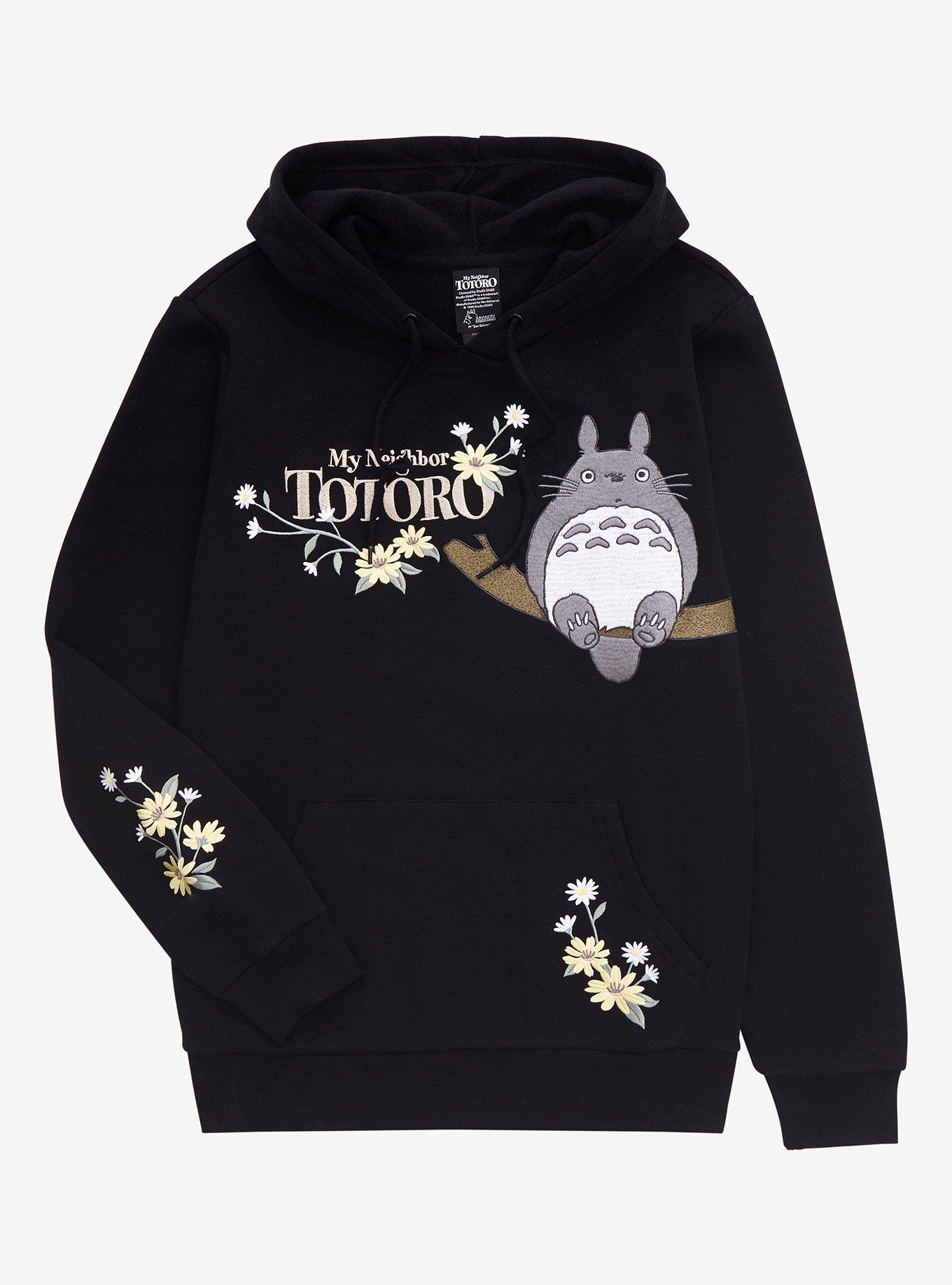 Studio Ghibli My Neighbor Totoro Floral Logo Hoodie - BoxLunch Exclusive