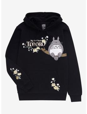 Plus Size Studio Ghibli My Neighbor Totoro Floral Logo Hoodie - BoxLunch Exclusive, , hi-res