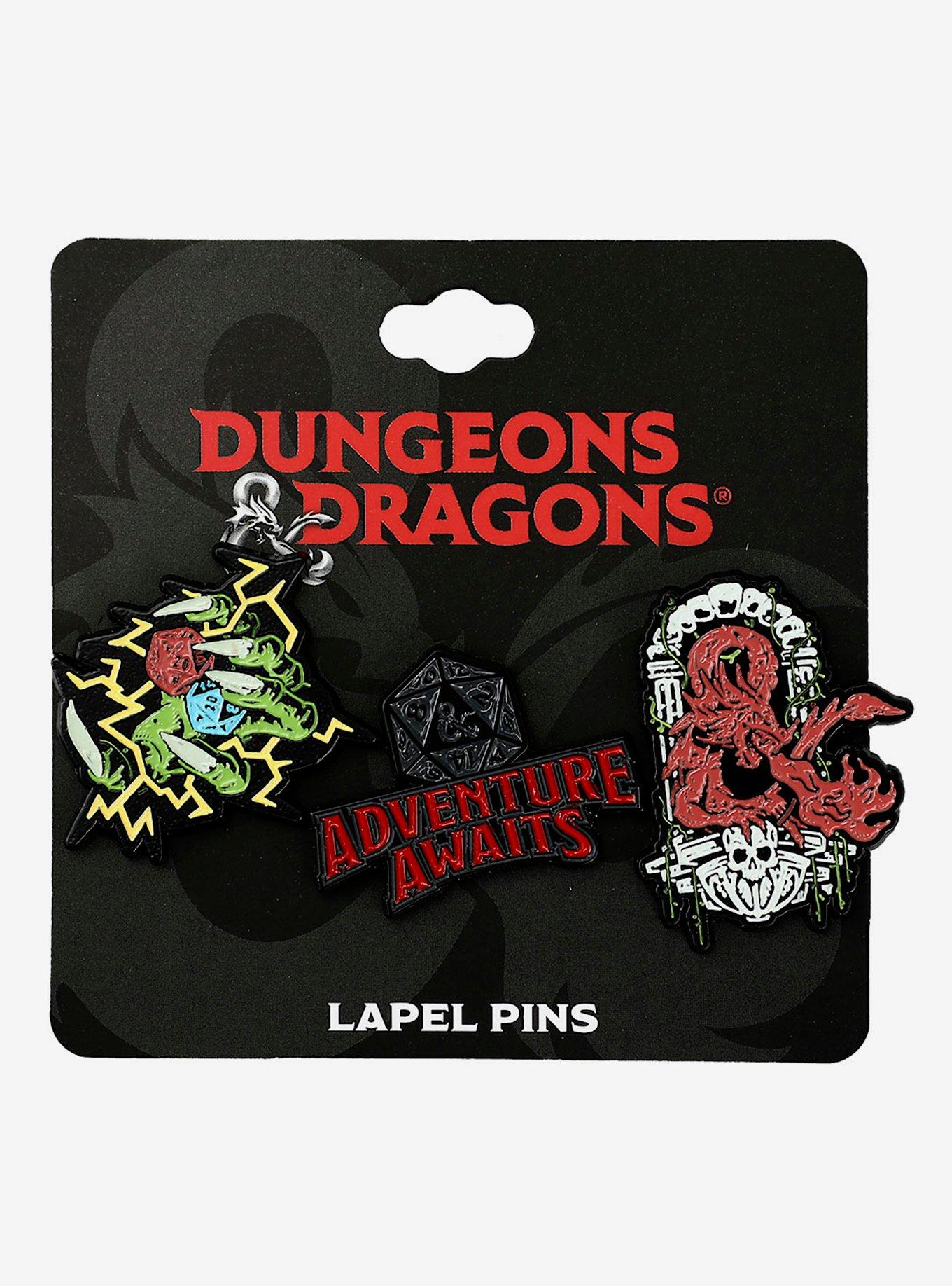 Dungeons & Dragons Adventure Awaits Enamel Pin Set, , hi-res
