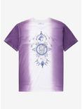 Studio Ghibli Howl's Moving Castle Characters Celestial Dip-Dye T-Shirt - BoxLunch Exclusive, PURPLE, hi-res