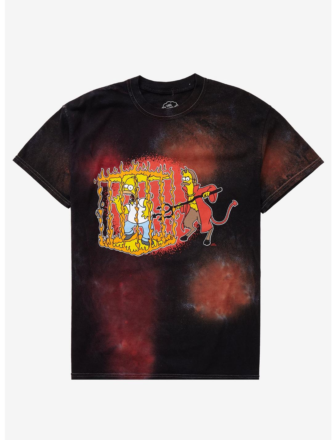 The Simpsons Treehouse of Horror Devil Flanders Tie-Dye T-Shirt - BoxLunch Exclusive, TIE DYE, hi-res