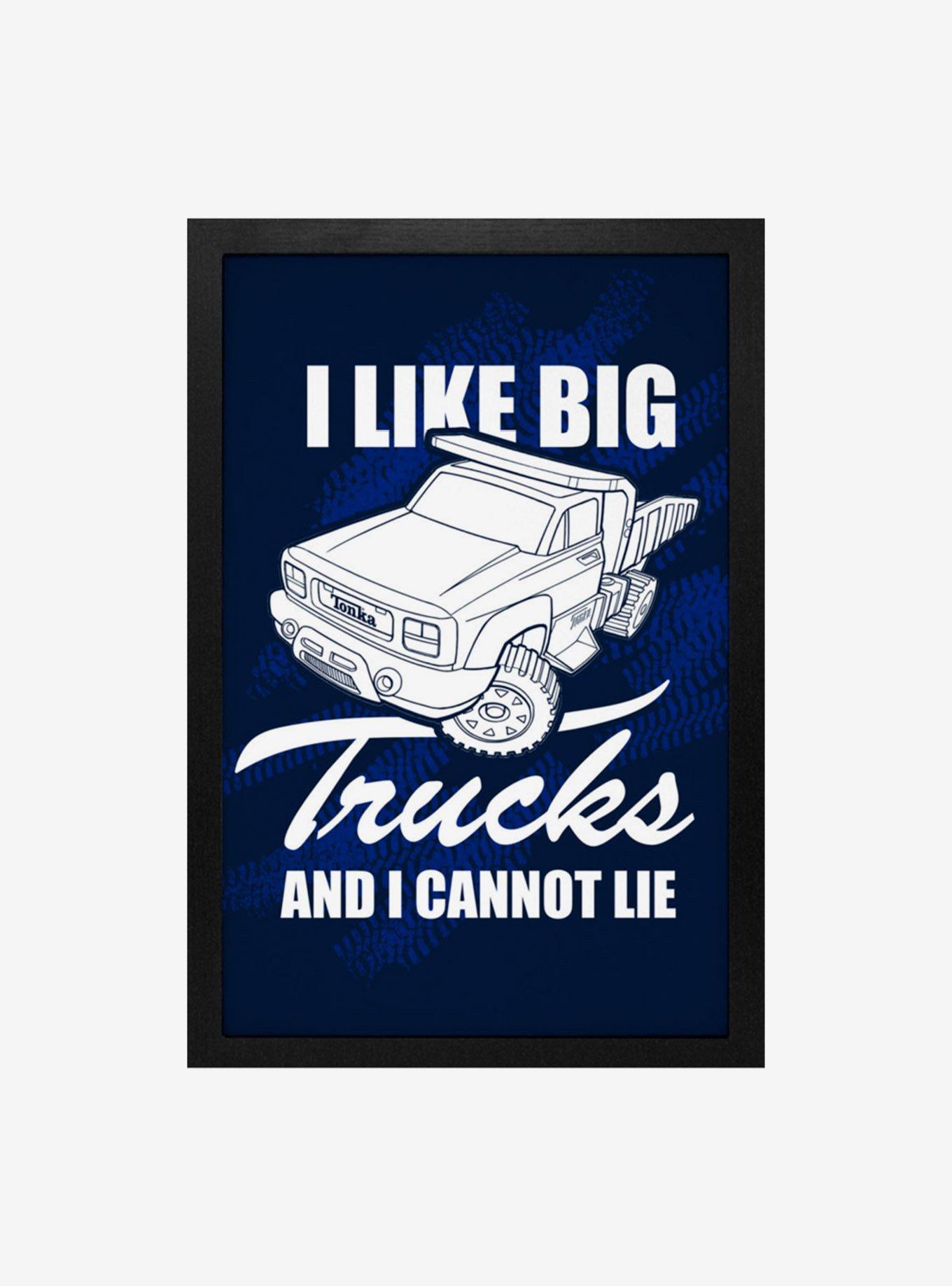 Tonka I Like Big Trucks Framed Wood Wall Art, , hi-res