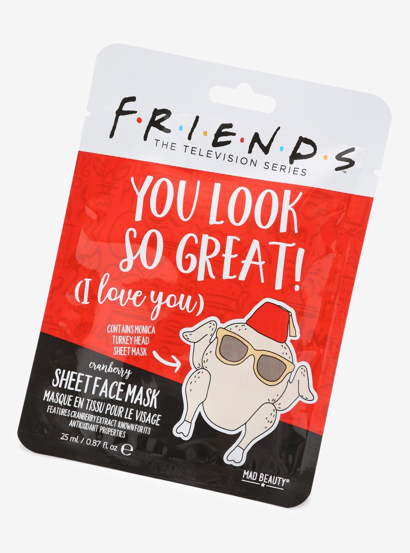 Friends Monica Turkey Cranberry Face Mask, , hi-res