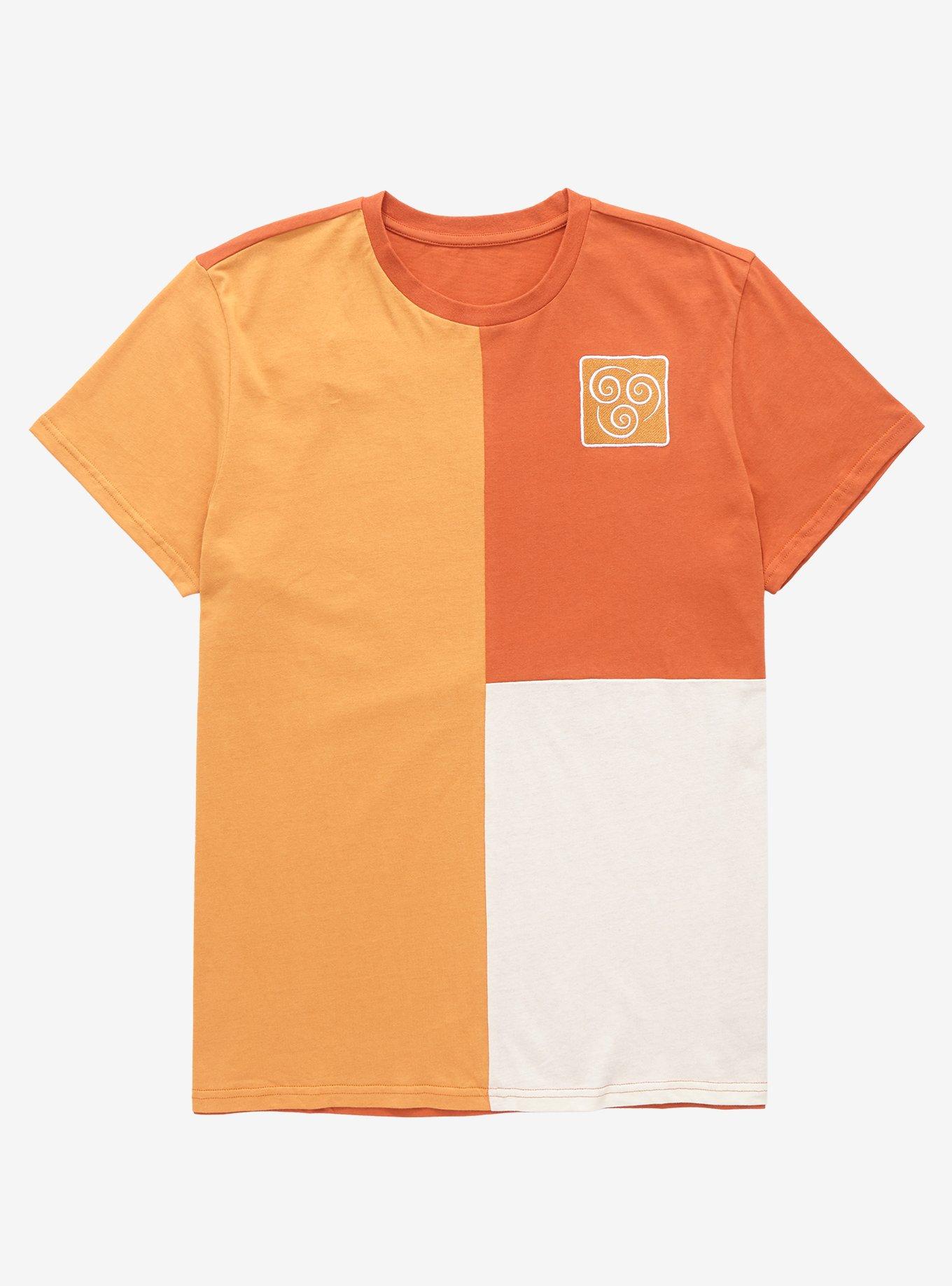 Avatar: The Last Airbender Air Nomads Color Block T-Shirt, ORANGE, hi-res
