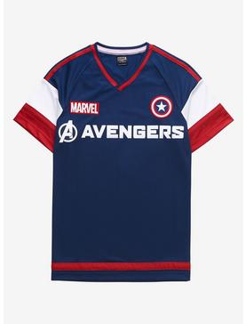 Our Universe Marvel Captain America Steve Rogers Soccer Jersey - BoxLunch Exclusive, , hi-res
