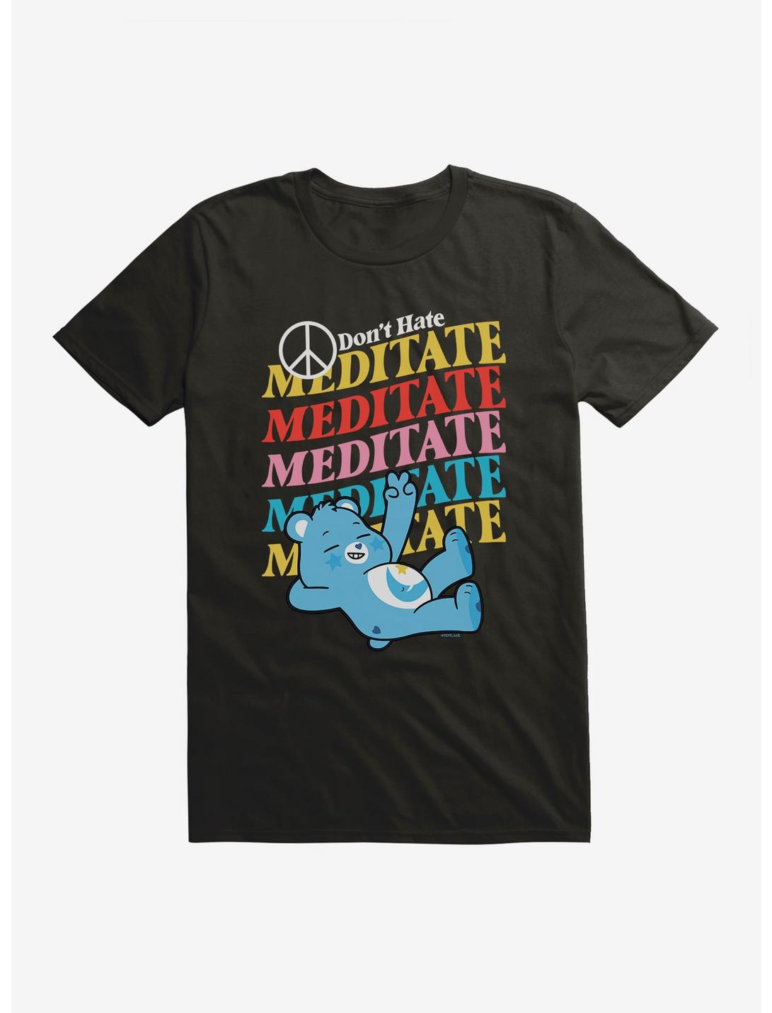 Care Bears Bedtime Bear Don't Hate Meditate T-Shirt, , hi-res
