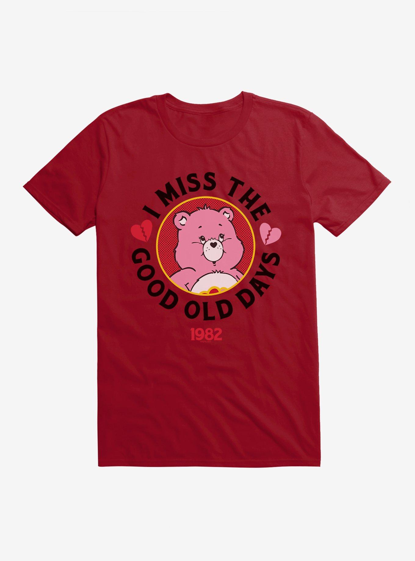 Care Bears Love-A-Lot Bear I Miss The Good Old Days T-Shirt, INDEPENDENCE RED, hi-res