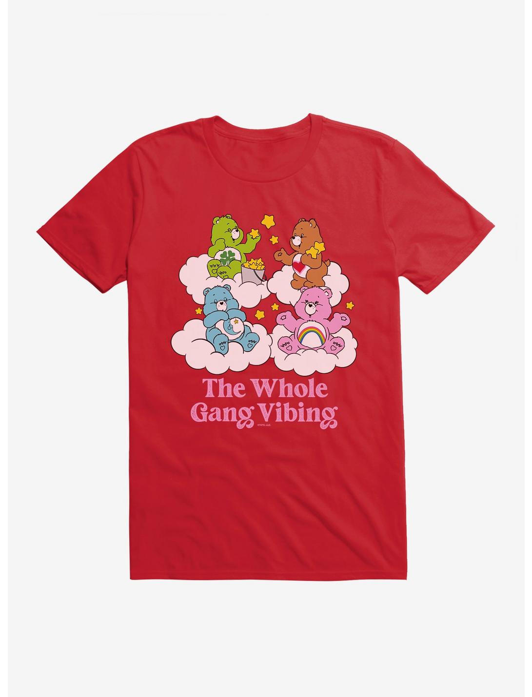 Care Bears The Whole Gang Vibing T-Shirt, RED, hi-res