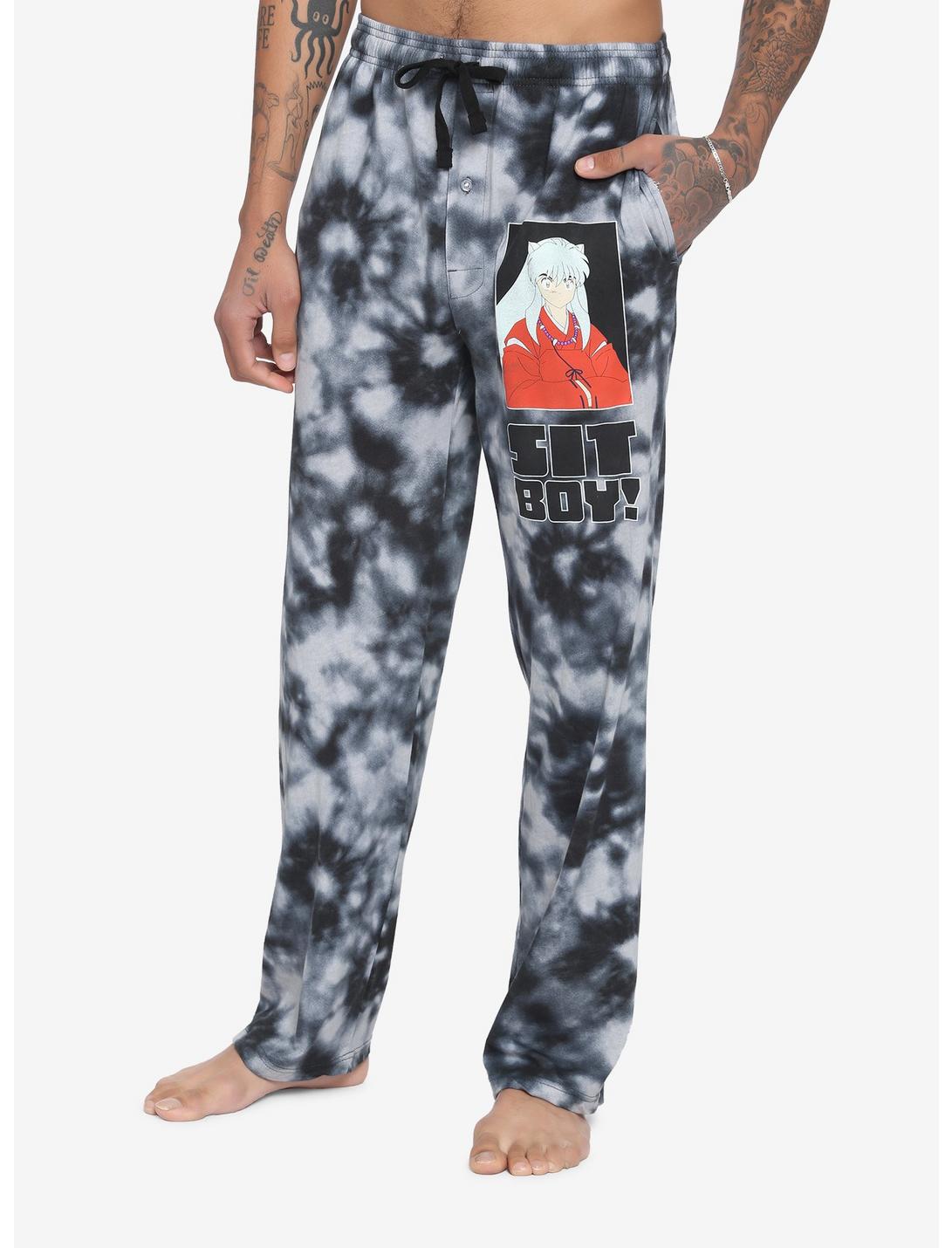 InuYasha Grey Wash Pajama Pants, MULTI, hi-res