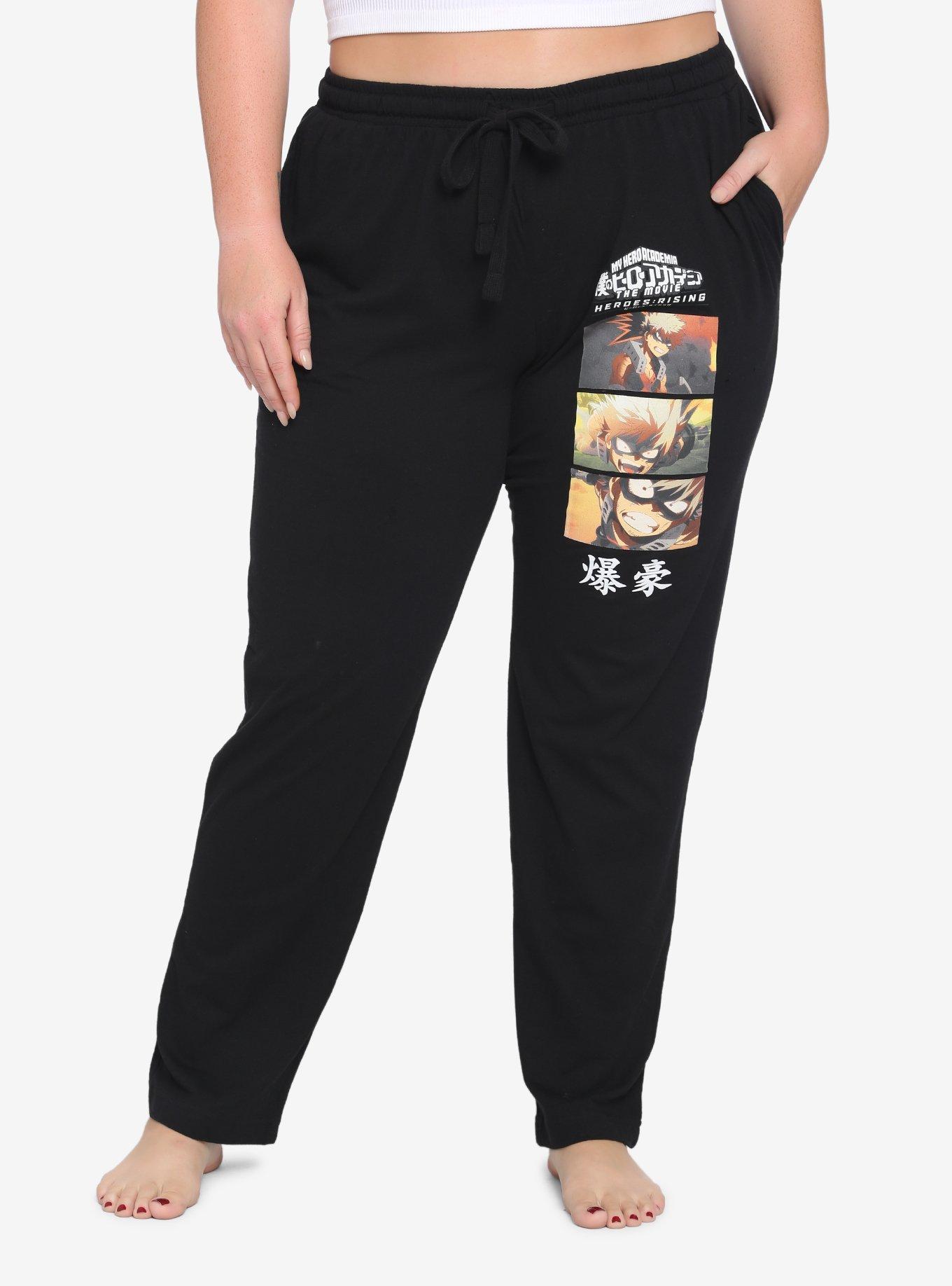 My Hero Academia: Heroes Rising Movie Bakugo Pajama Pants Plus Size, MULTI, hi-res