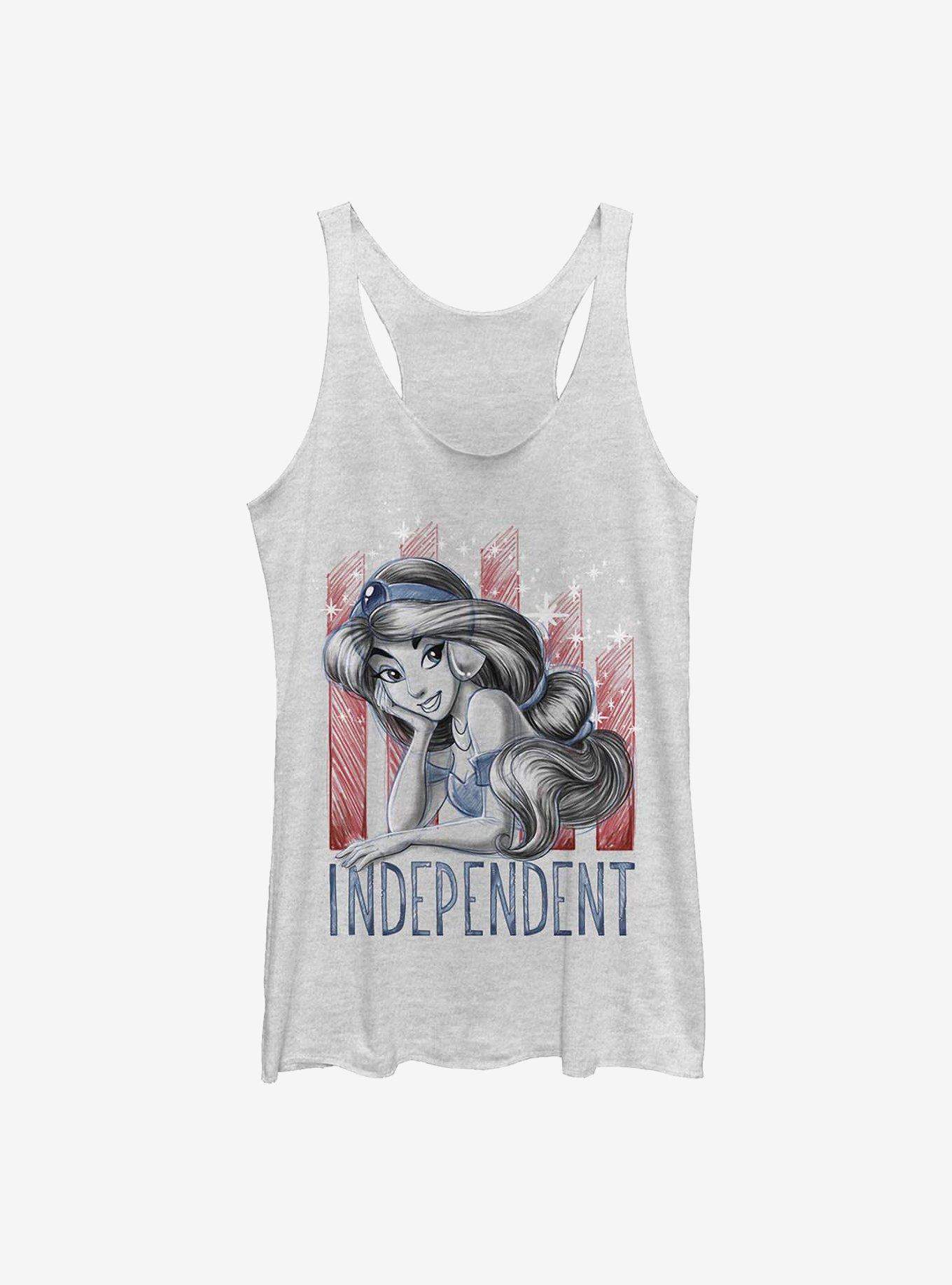 Disney Aladdin Independent Jasmine Girls Tank, WHITE HTR, hi-res