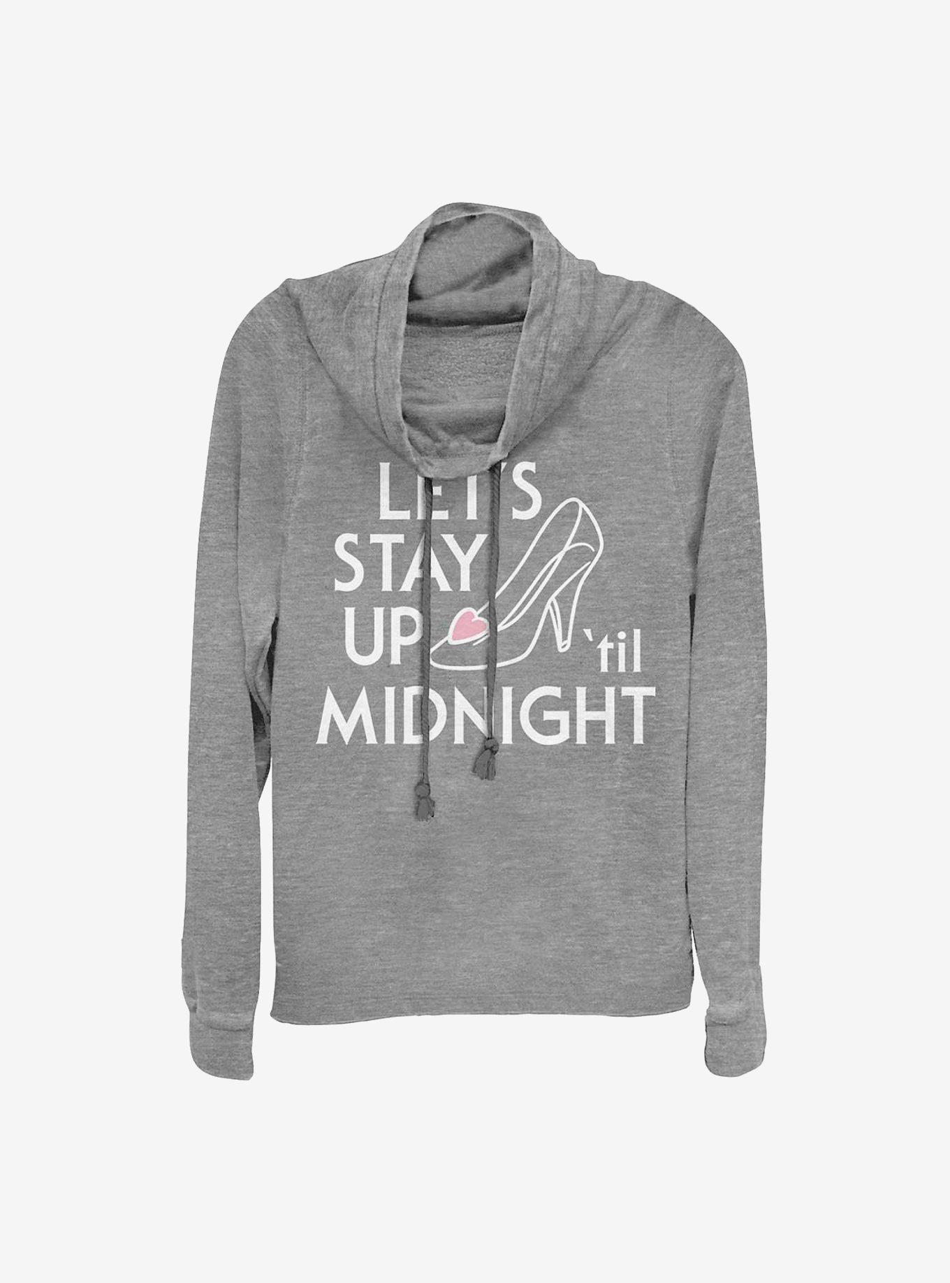 Disney Cinderella Midnight Cowlneck Long-Sleeve Girls Top, , hi-res