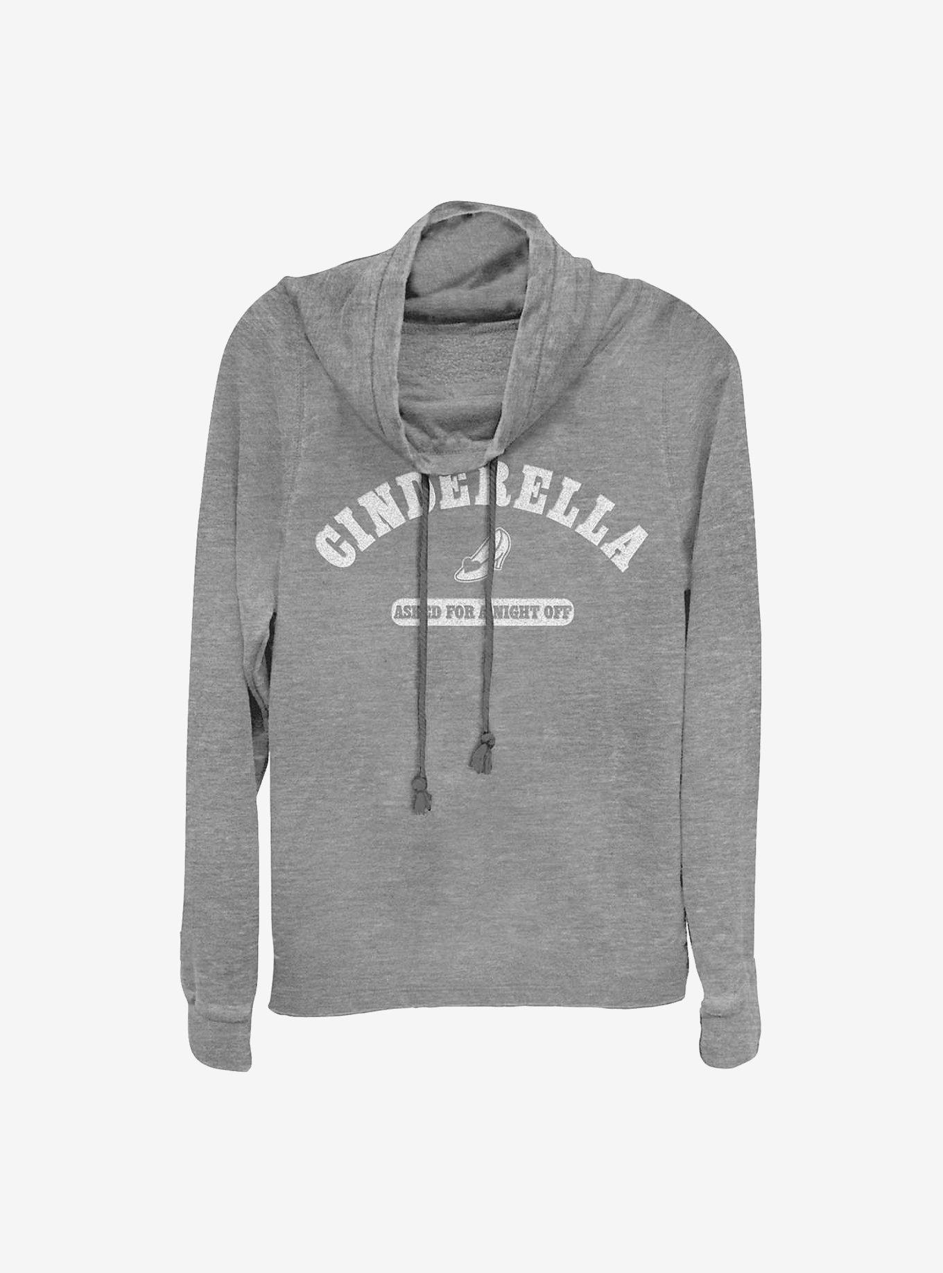 Disney Cinderella Night Off Cowlneck Long-Sleeve Girls Top, , hi-res