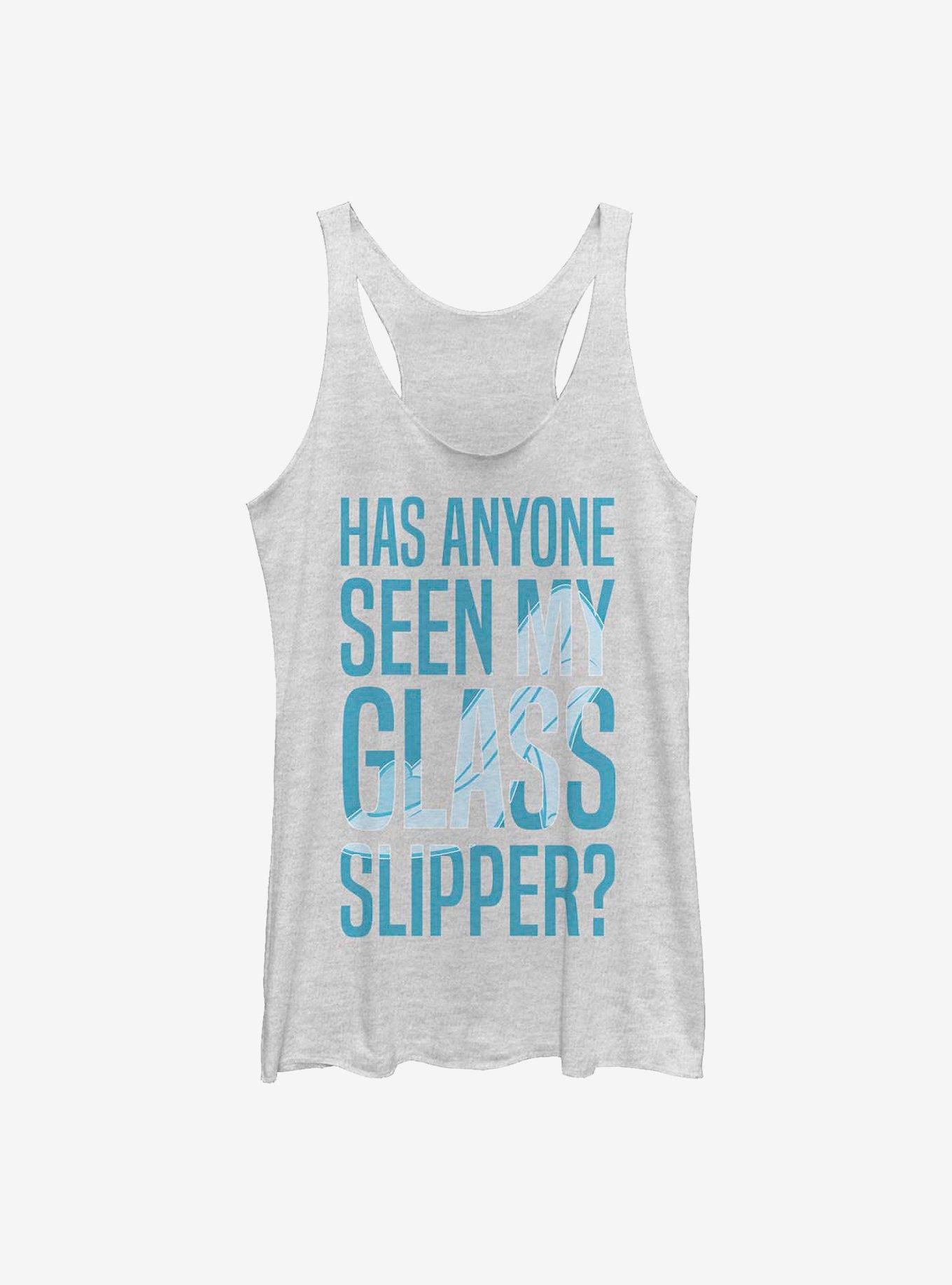 Disney Cinderella Missing Slipper Girls Tank, WHITE HTR, hi-res