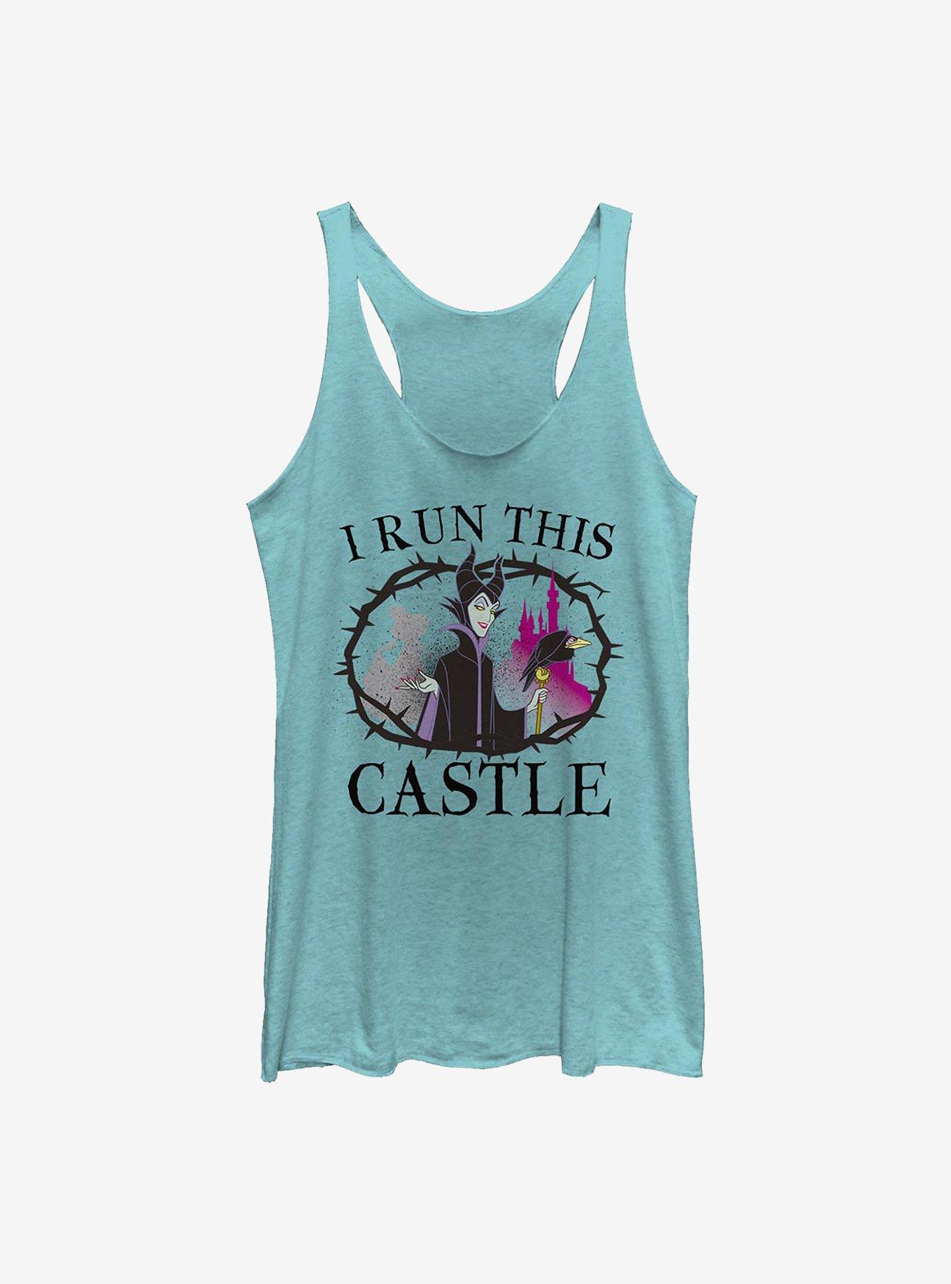 Disney Maleficent I Run This Castle Girls Tank, TAHI BLUE, hi-res