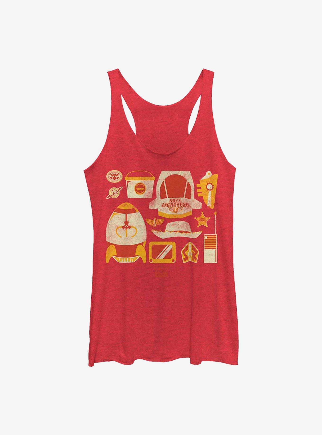 Disney Pixar Toy Story Toy Summer Gear Girls Tank, RED HTR, hi-res