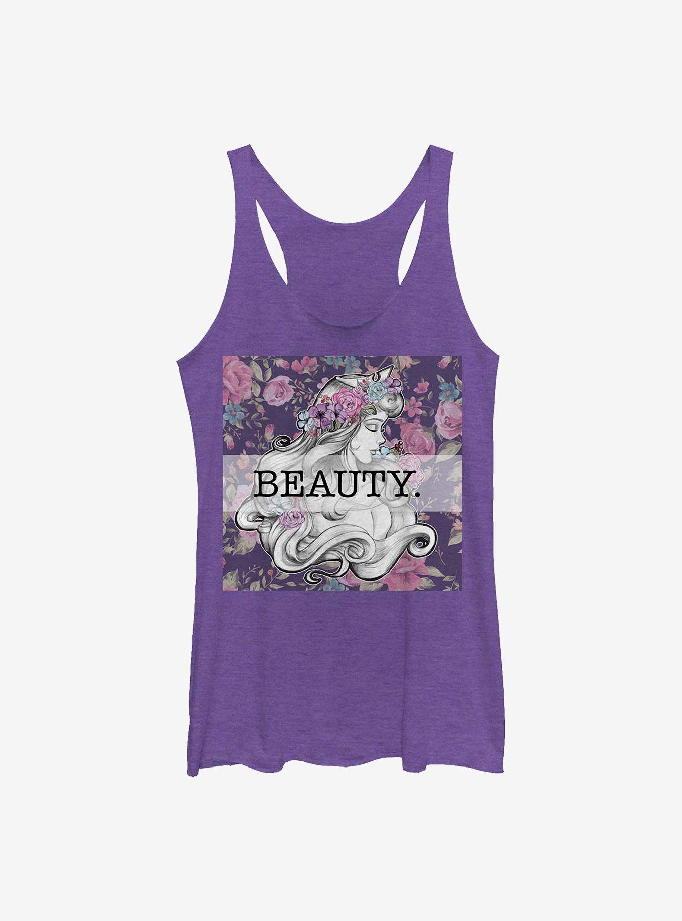 Disney Sleeping Beauty Beauty Girls Tank, PUR HTR, hi-res