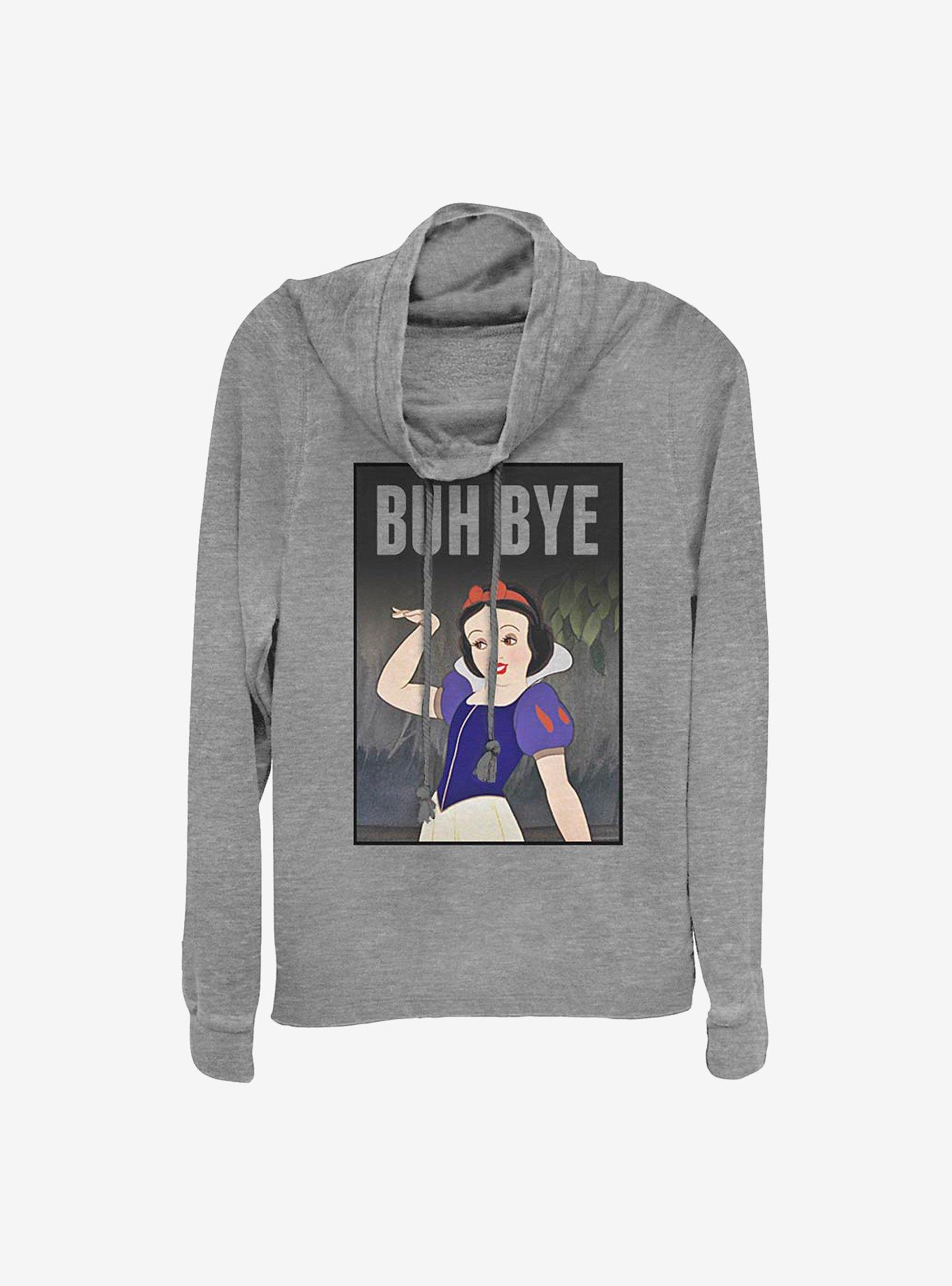 Disney Snow White Buh Bye Cowlneck Long-Sleeve Girls Top, , hi-res