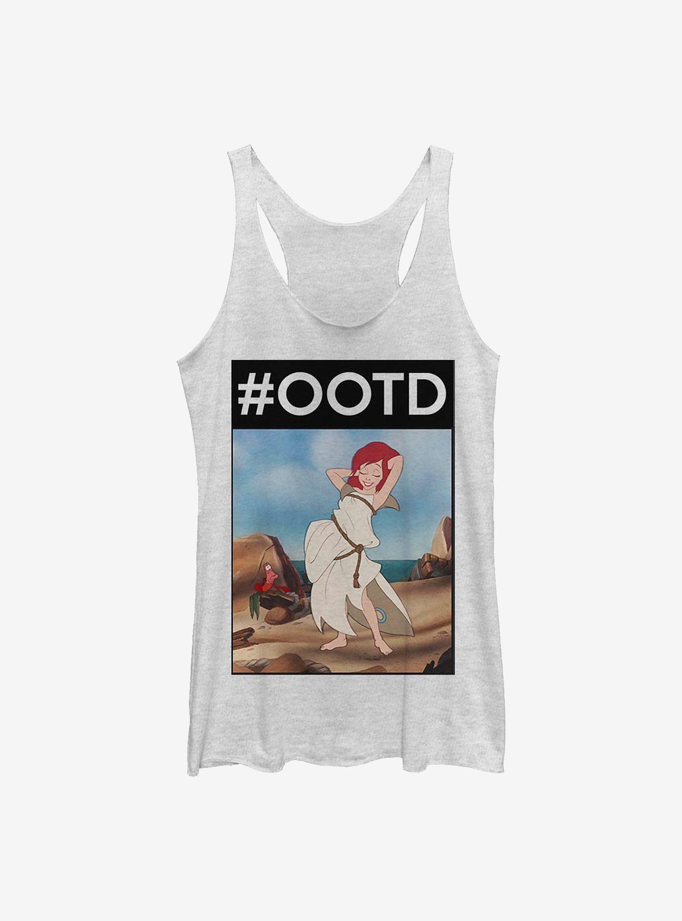 Disney The Little Mermaid OOTD Ariel Girls Tank, WHITE HTR, hi-res