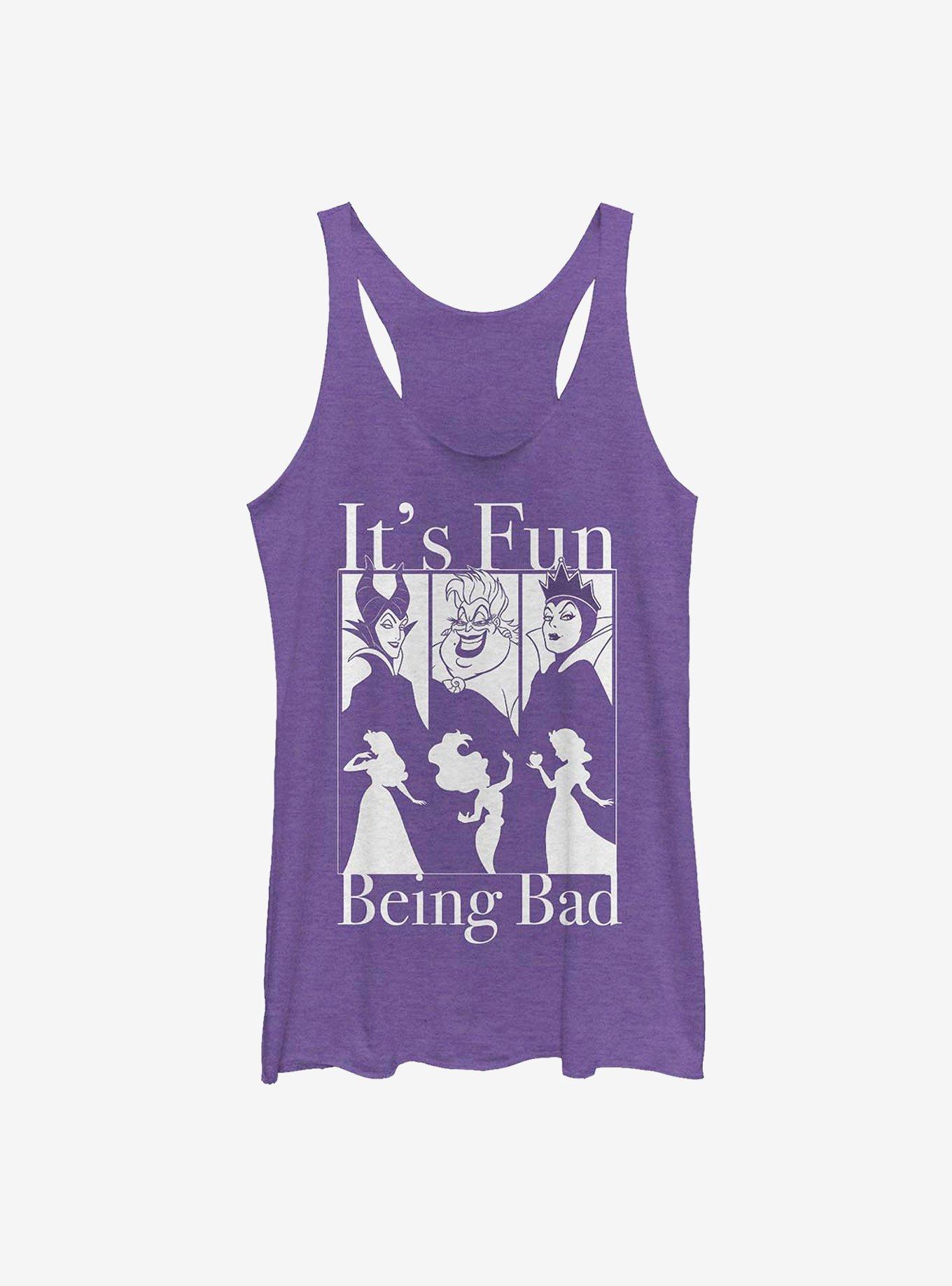 Disney Villains Bad Fun Girls Tank, PUR HTR, hi-res