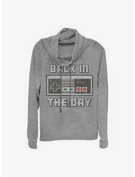 Nintendo Back In The Day Cowlneck Long-Sleeve Girls Top, , hi-res