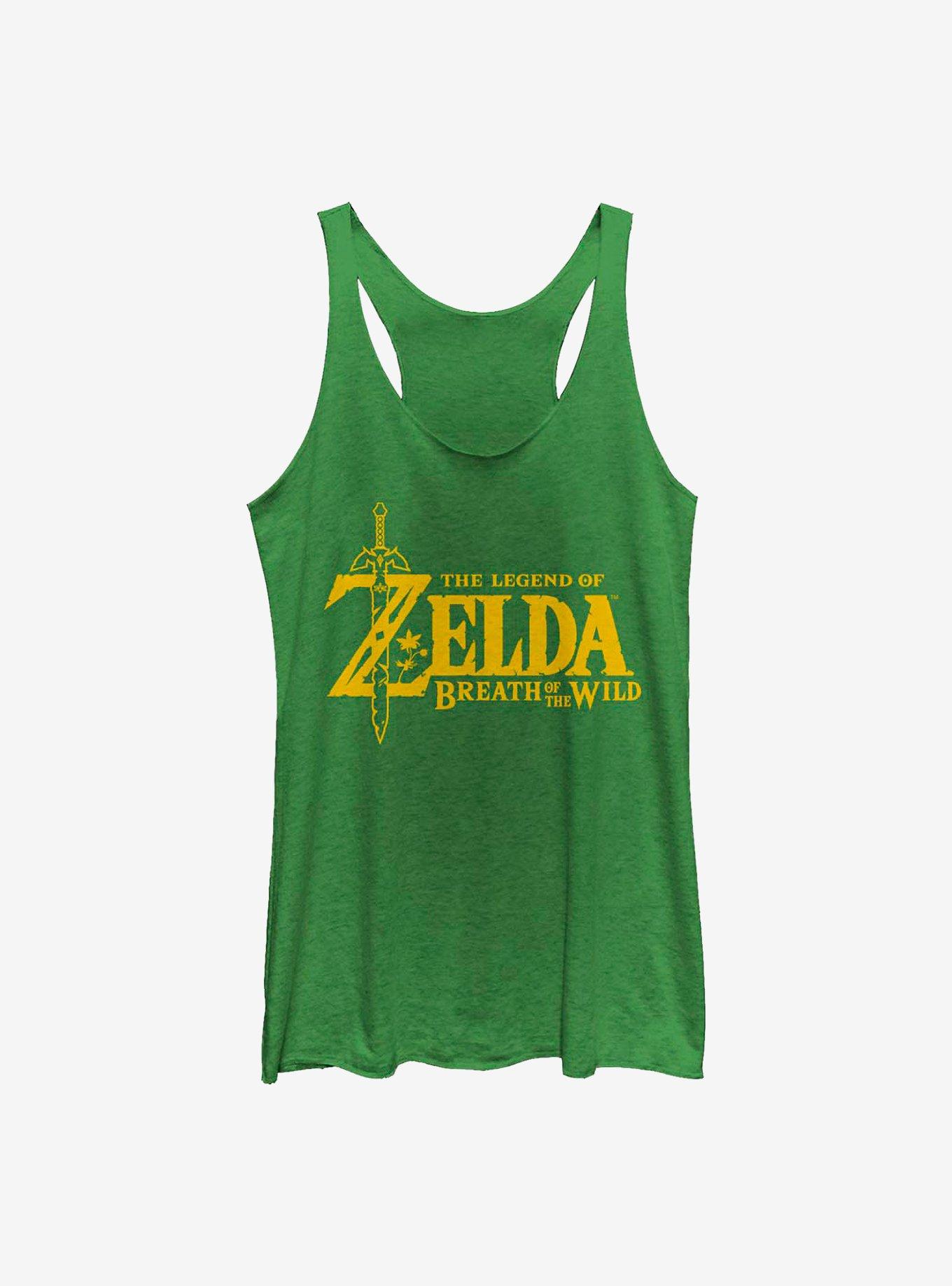 The Legend Of Zelda Breath Wild Classic Logo Girls Tank