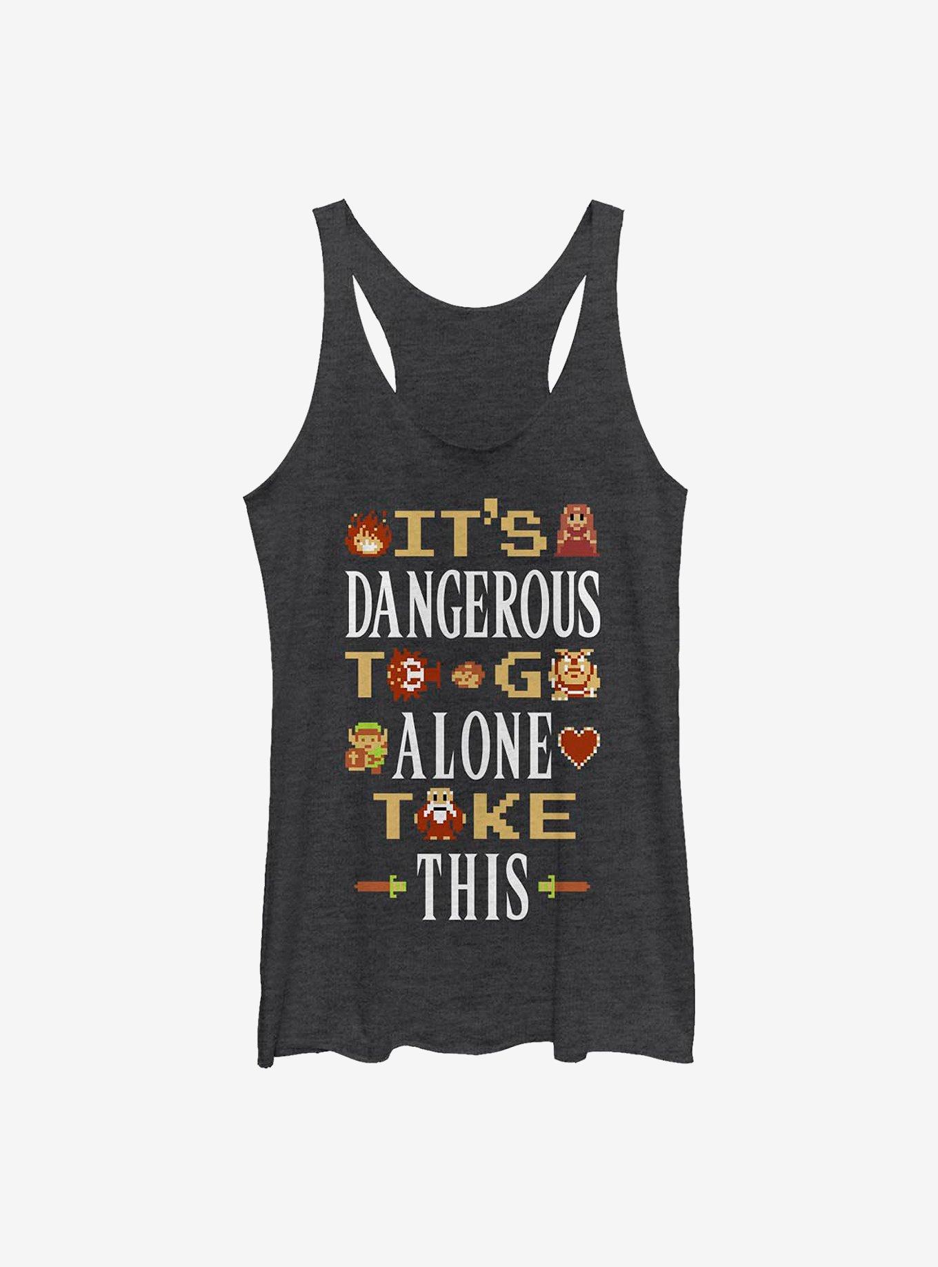 The Legend Of Zelda Don't Go Alone Girls Tank