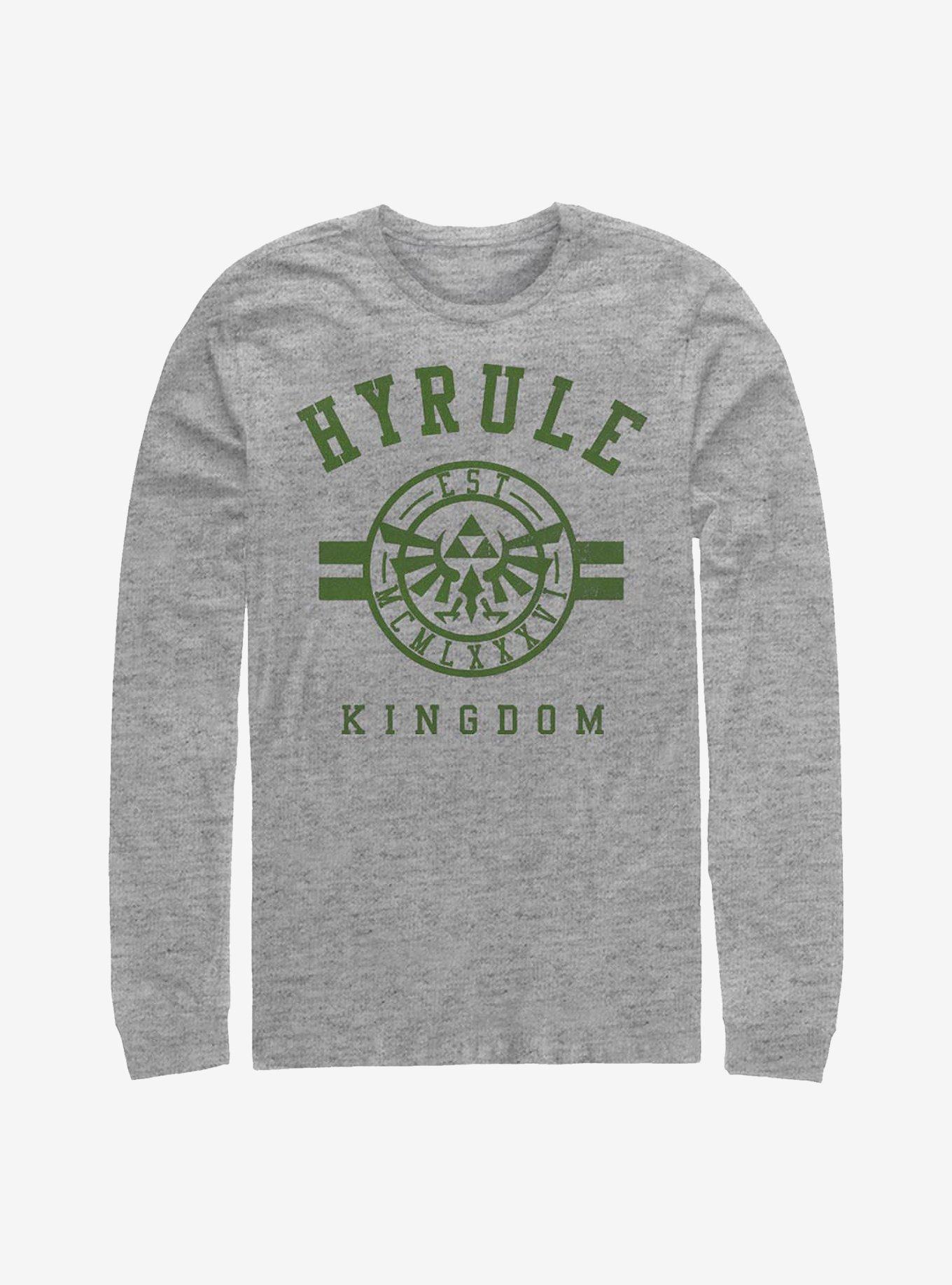 The Legend Of Zelda Hyrule Kingdom Long-Sleeve T-Shirt, ATH HTR, hi-res