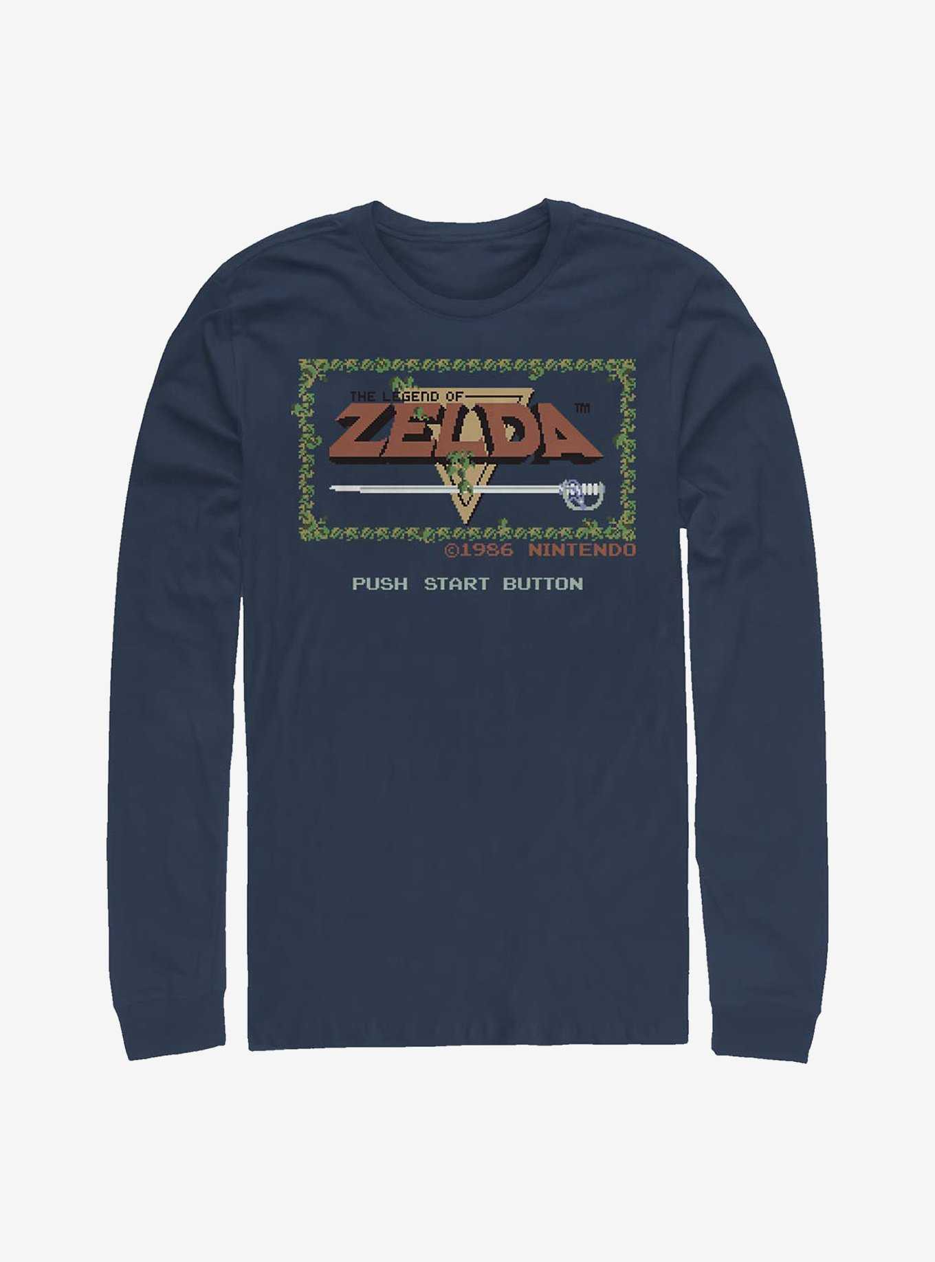 The Legend Of Zelda Pixelated Long-Sleeve T-Shirt, , hi-res