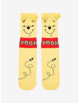 Disney Winnie The Pooh Pom Crew Socks, , hi-res