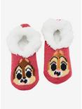 Disney Chip & Dale Chibi Character Slipper Socks - BoxLunch Exclusive, , hi-res