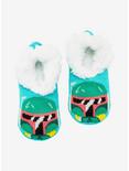 Star Wars Chibi Boba Fett Slipper Socks - BoxLunch Exclusive, , hi-res
