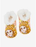 Disney Beauty and the Beast Belle Chibi Character Slipper Socks - BoxLunch Exclusive, , hi-res