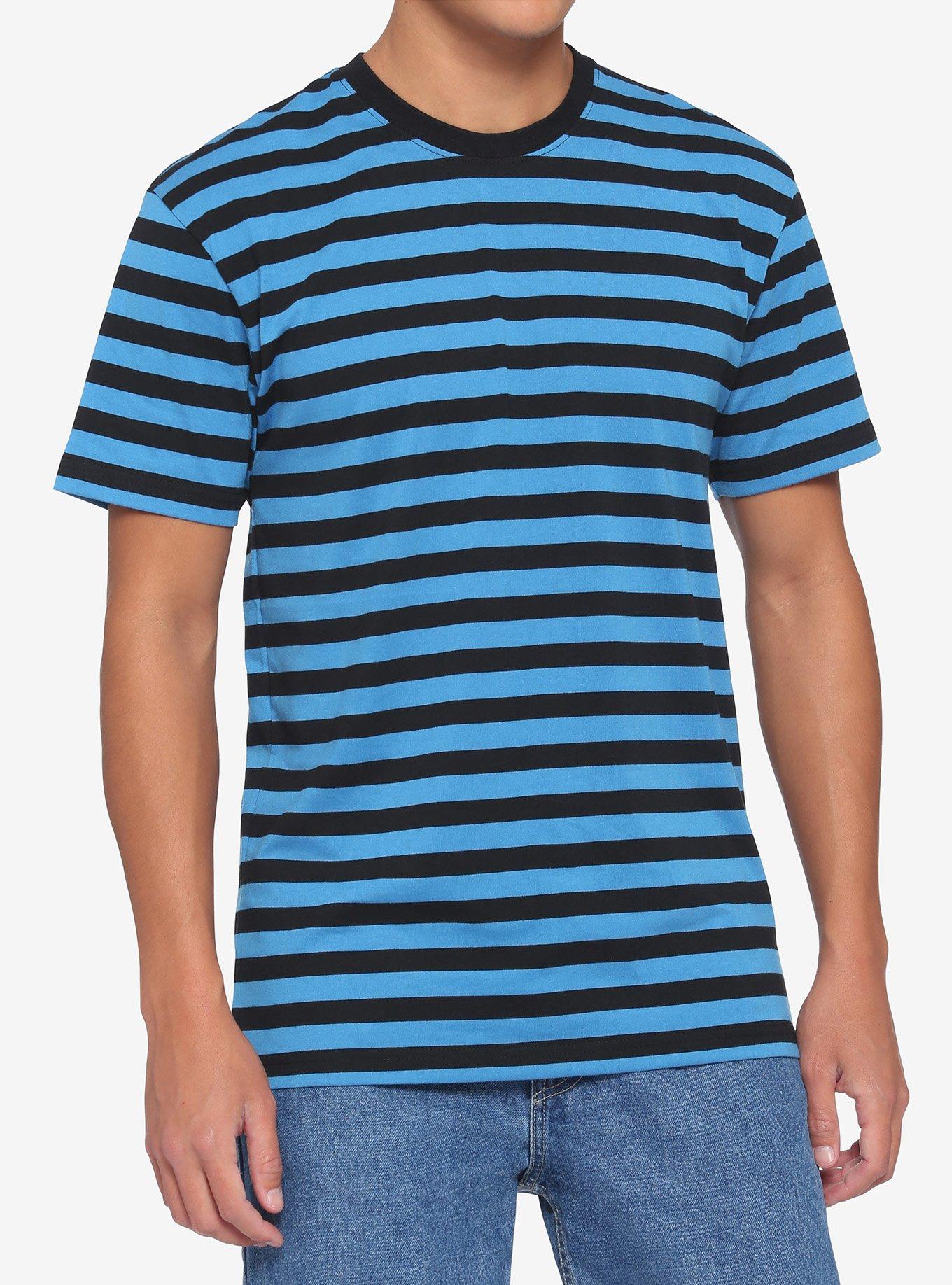 Blue & Black Stripe T-Shirt