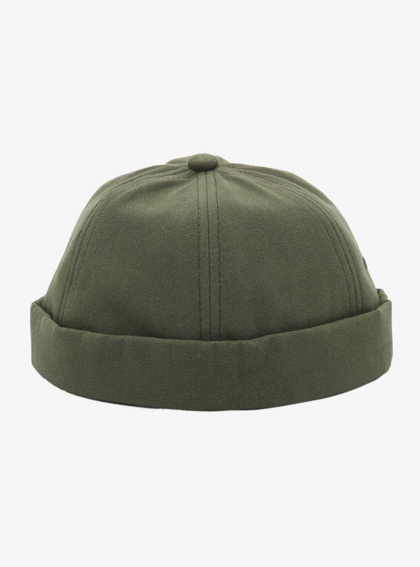 Green Brimless Ball Cap, , hi-res