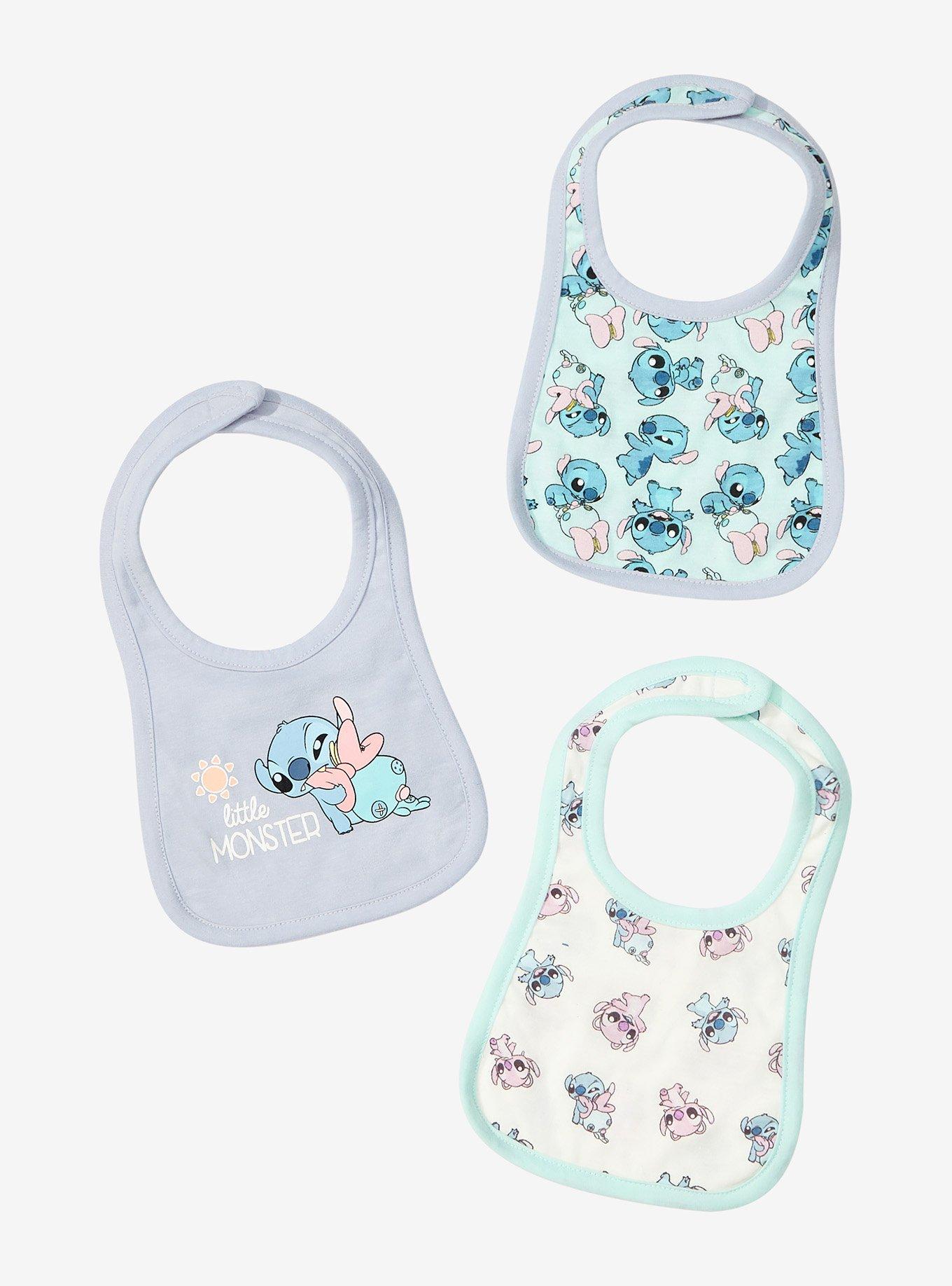 Disney Lilo & Stitch Little Monster Stitch Infant Bib Set - BoxLunch Exclusive, , hi-res