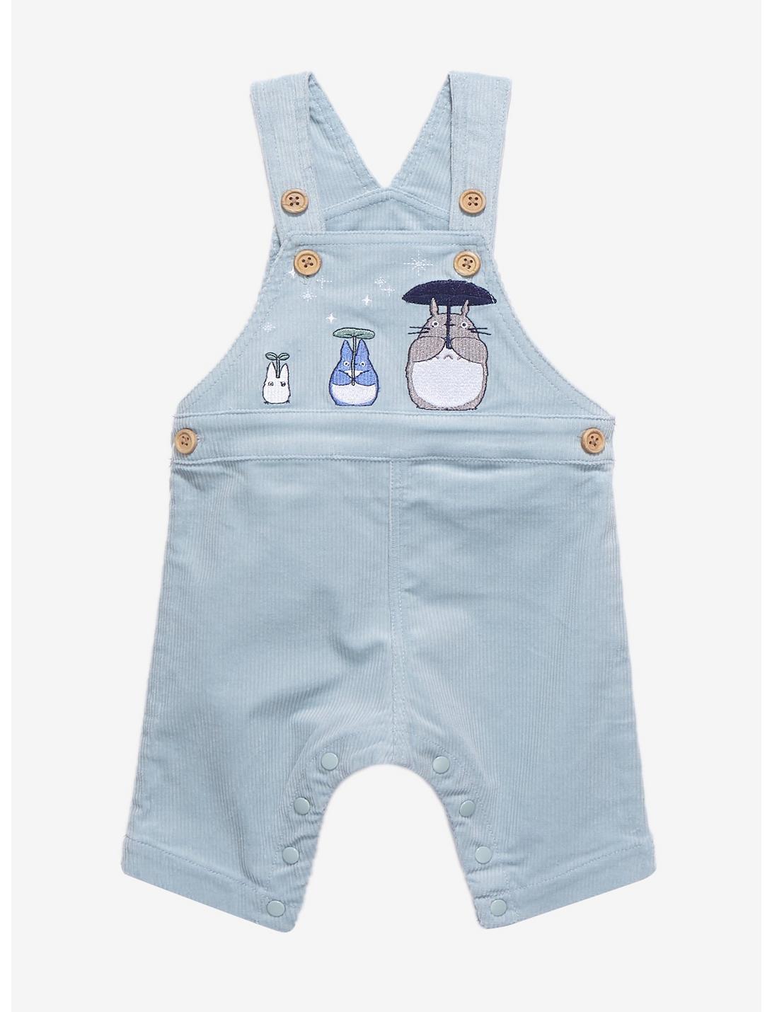 Our Universe Studio Ghibli My Neighbor Totoro Forest Spirits Infant Overalls - BoxLunch Exclusive, LIGHT BLUE, hi-res