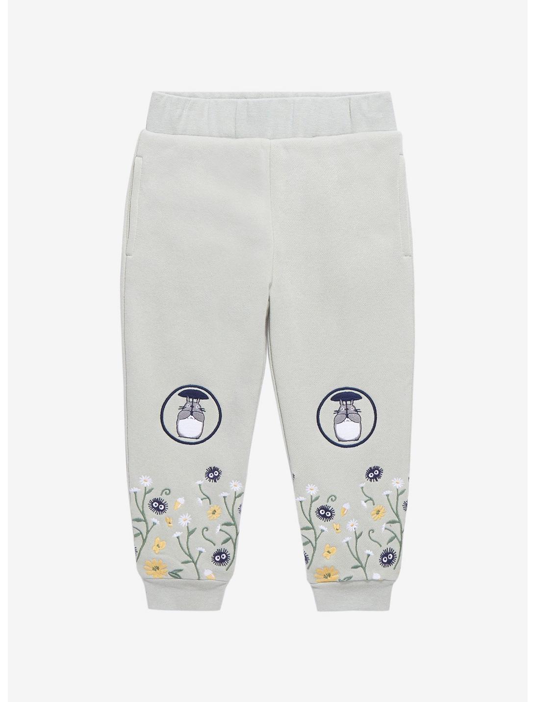 Our Universe Studio Ghibli My Neighbor Totoro Floral Toddler Joggers - BoxLunch Exclusive, SAGE, hi-res