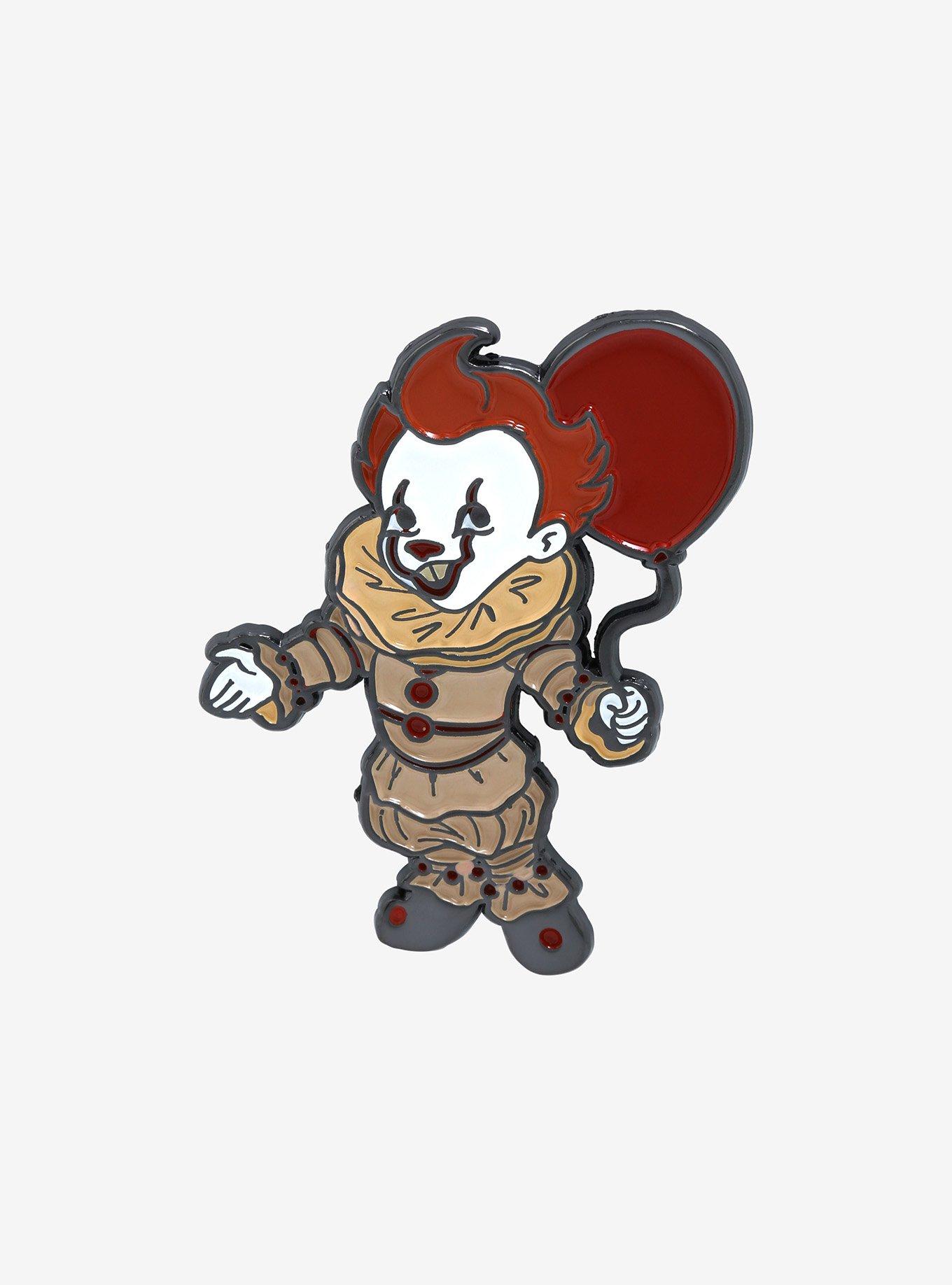 IT Pennywise Chibi Enamel Pin - BoxLunch Exclusive, , hi-res