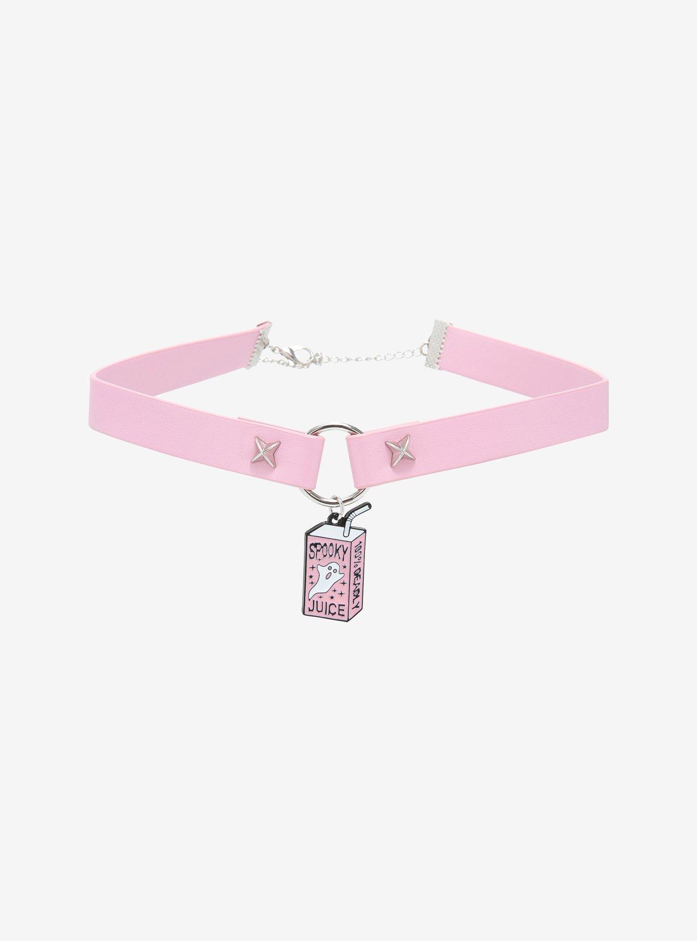 Pink Spooky Juice Choker | Hot Topic