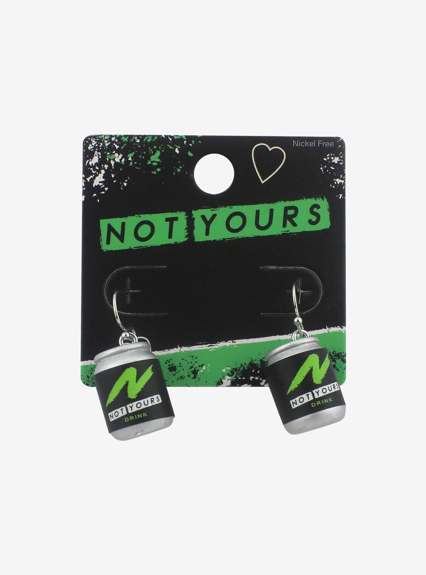 Not Yours Energy Drink Drop Earrings, , hi-res