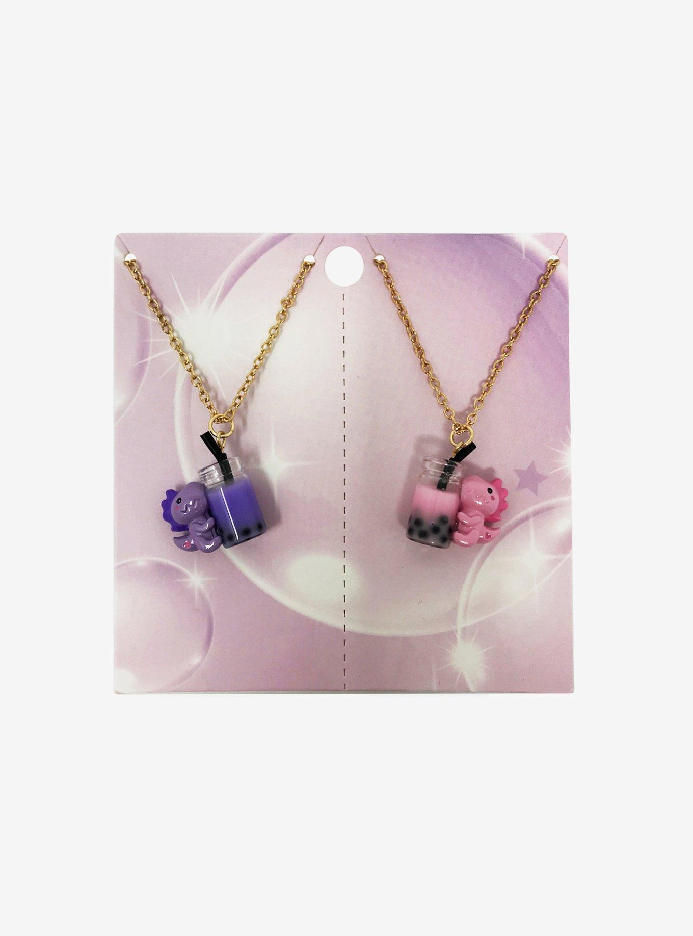 Dinosaur Boba Best Friend Necklace Set, , hi-res