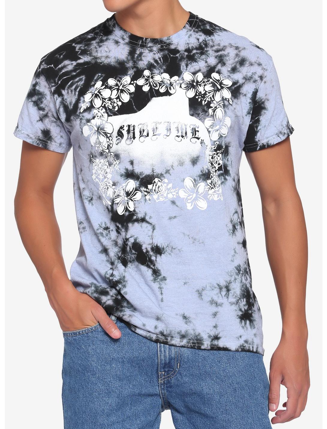 Sublime Floral Tie-Dye T-Shirt, MULTI, hi-res