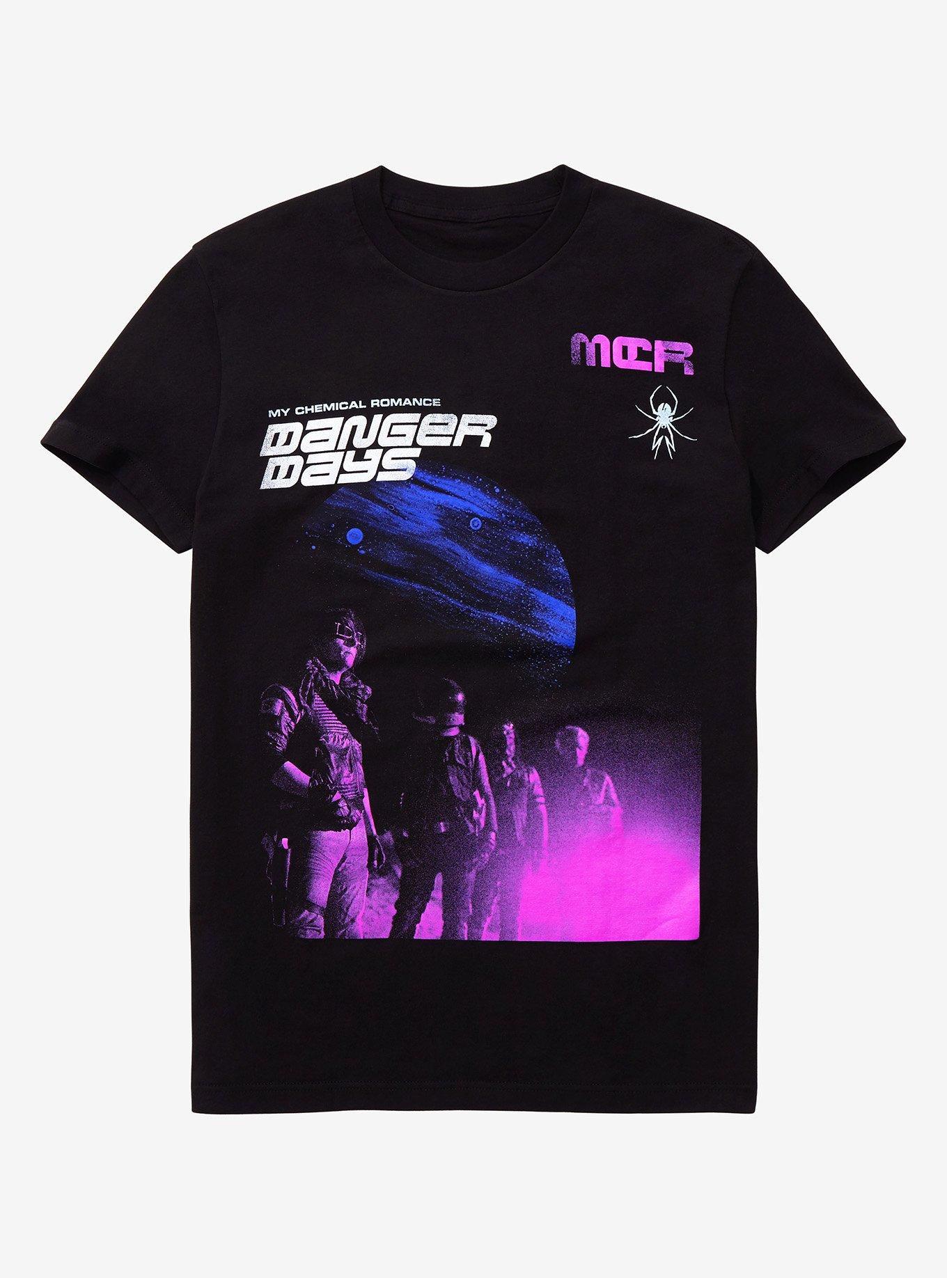 My Chemical Romance Danger Days Planet T-Shirt, BLACK, hi-res