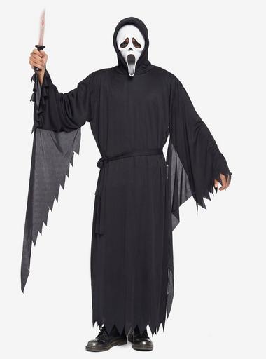 Scream Ghost Face Costume スクリーム コスチューム Scream 6 Full Costume, Ghostface Mask, Aged Billy Mask, Scream