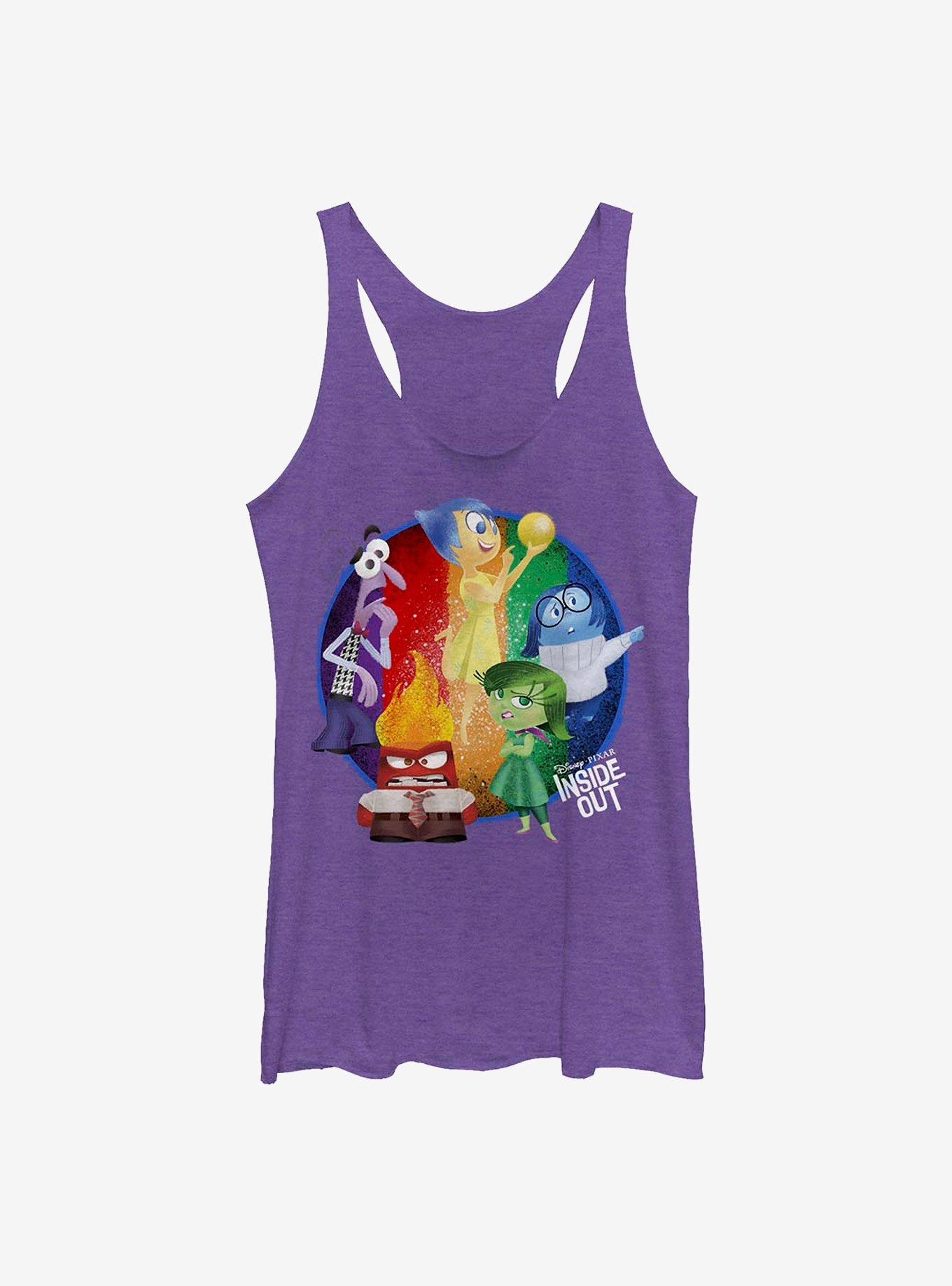 Disney Pixar Inside Out Circle Of Friends Girls Tank, PUR HTR, hi-res