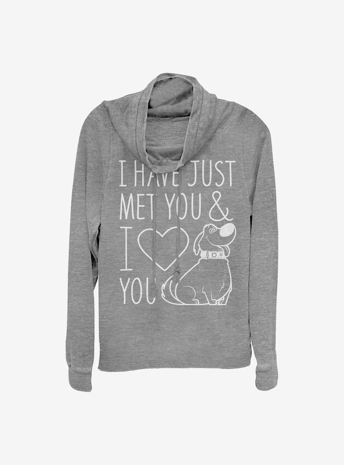 Disney Pixar Up I Love You Cowlneck Long-Sleeve Girls Top, , hi-res