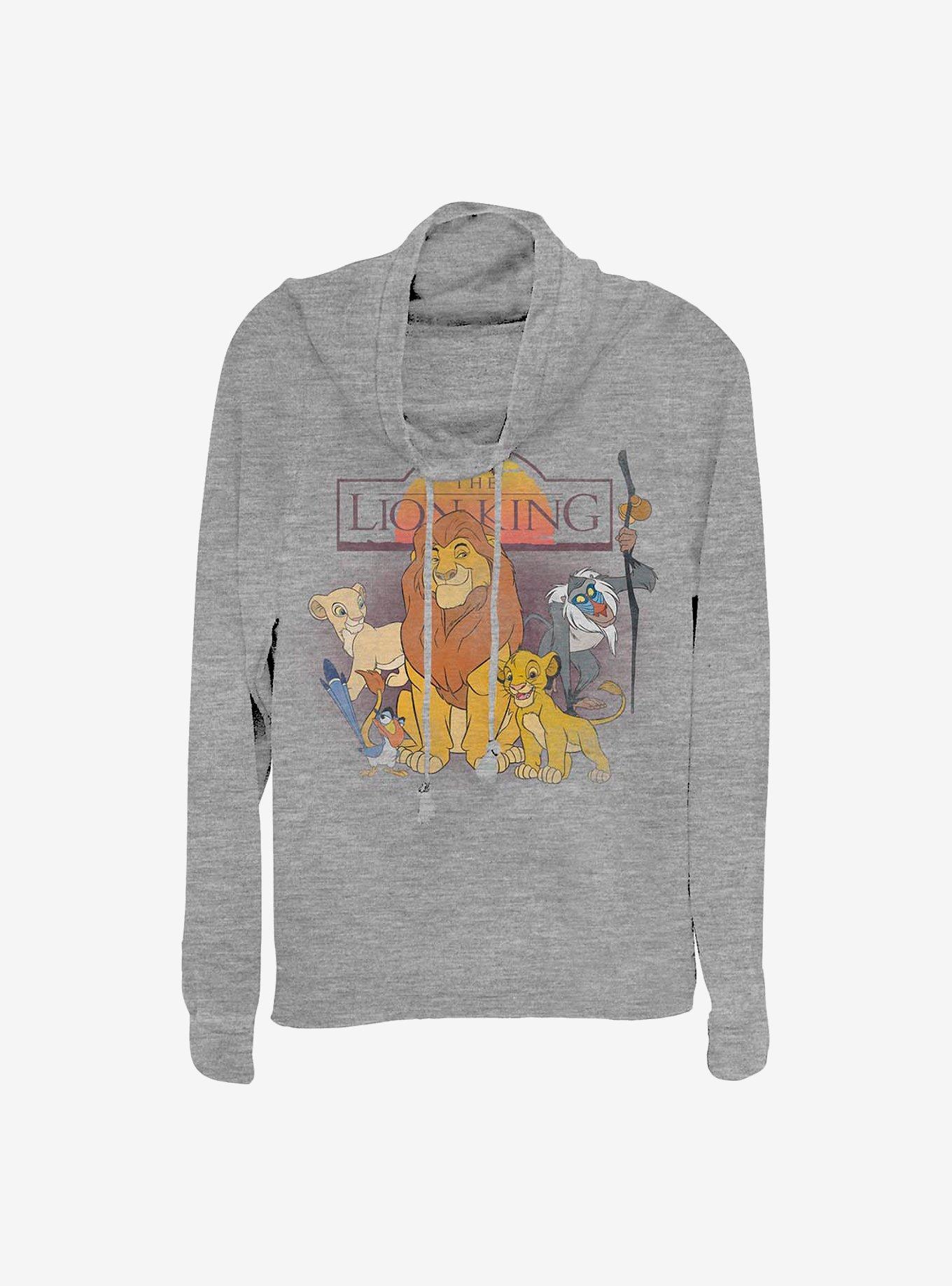 Disney The Lion King Family Cowlneck Long-Sleeve Girls Top, , hi-res